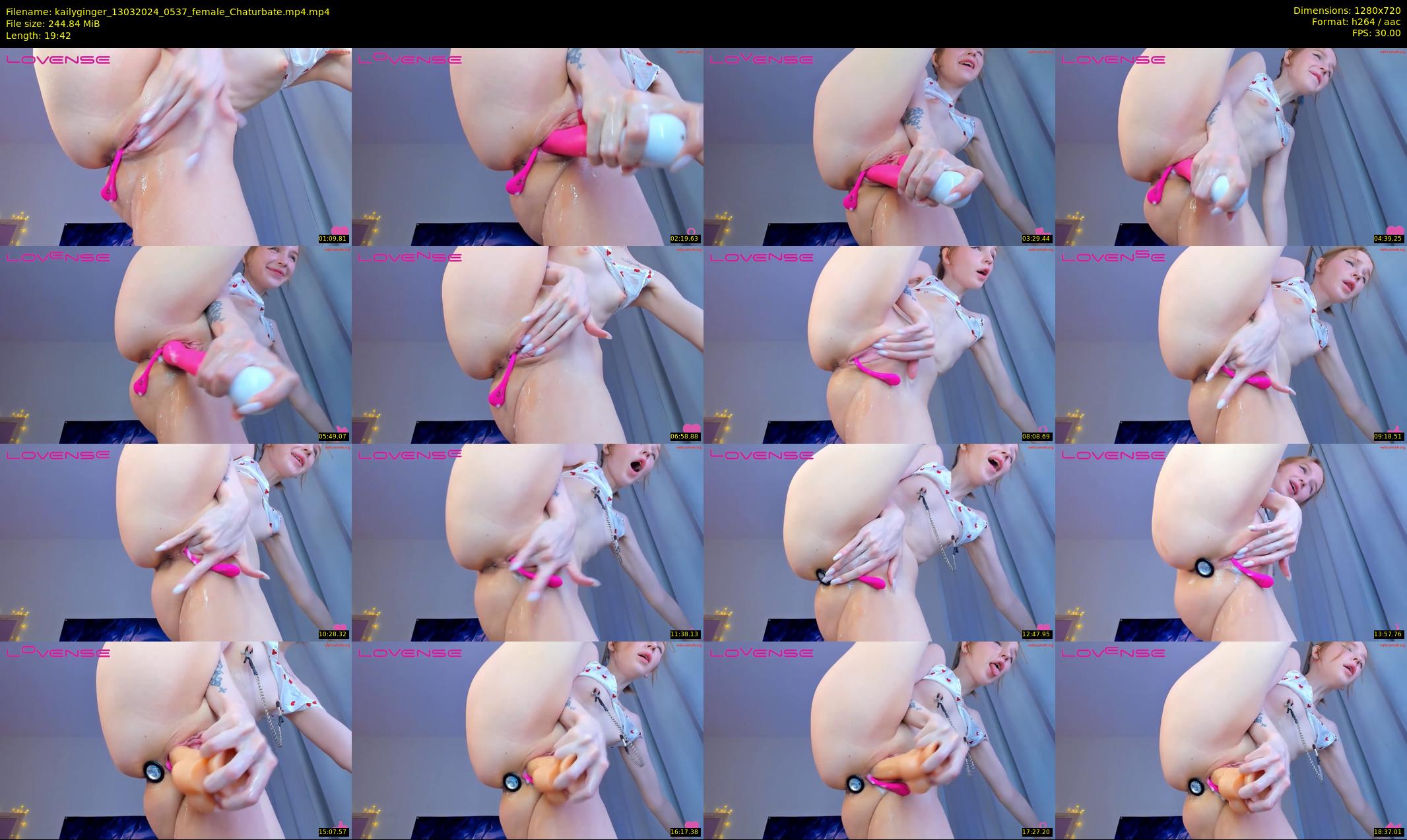 kailyginger — 20 minute Chaturbate female cam show recording, 720p, Mar 13, 2024