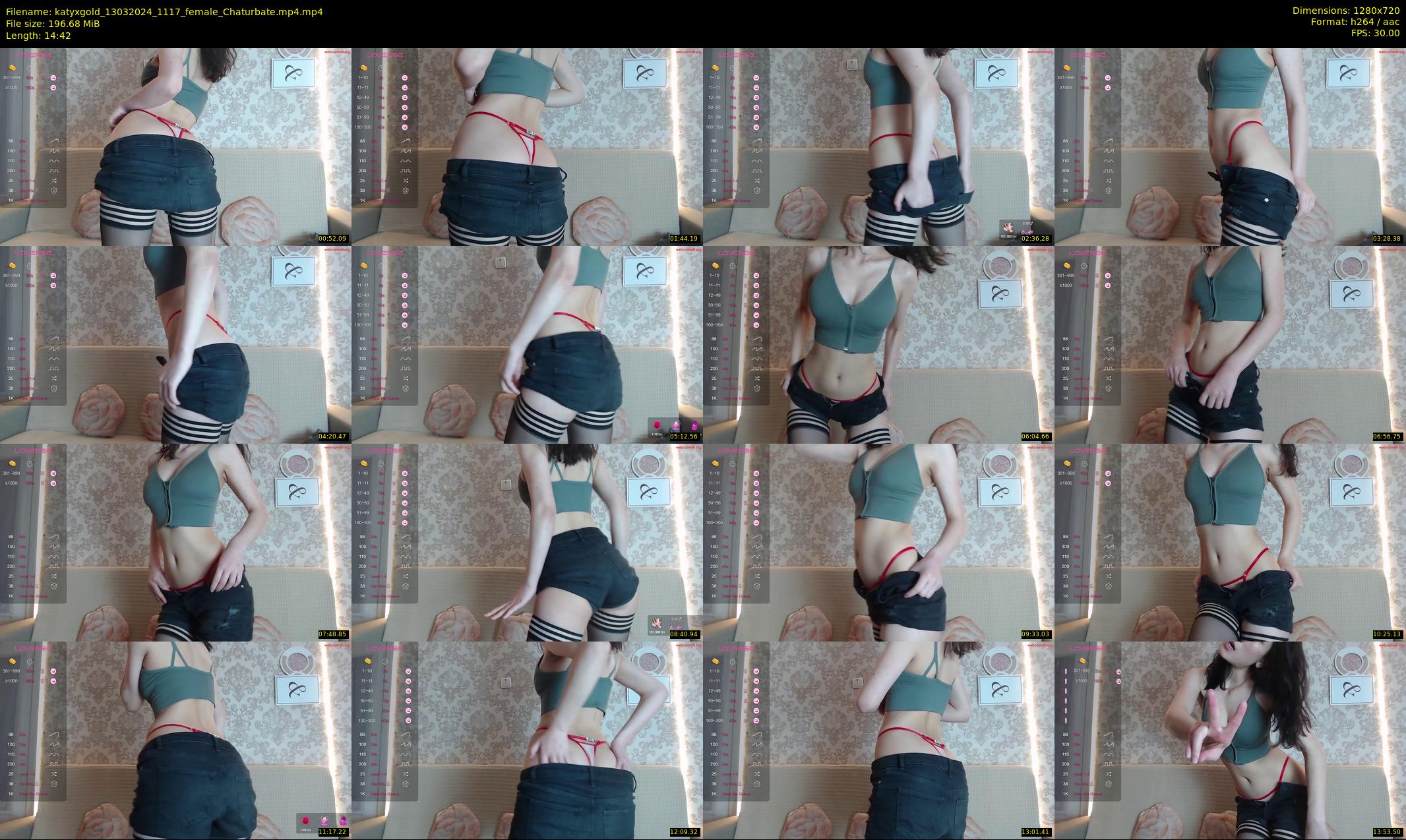 katyxgold — 15 minute Chaturbate female cam show recording, 720p, Mar 13, 2024