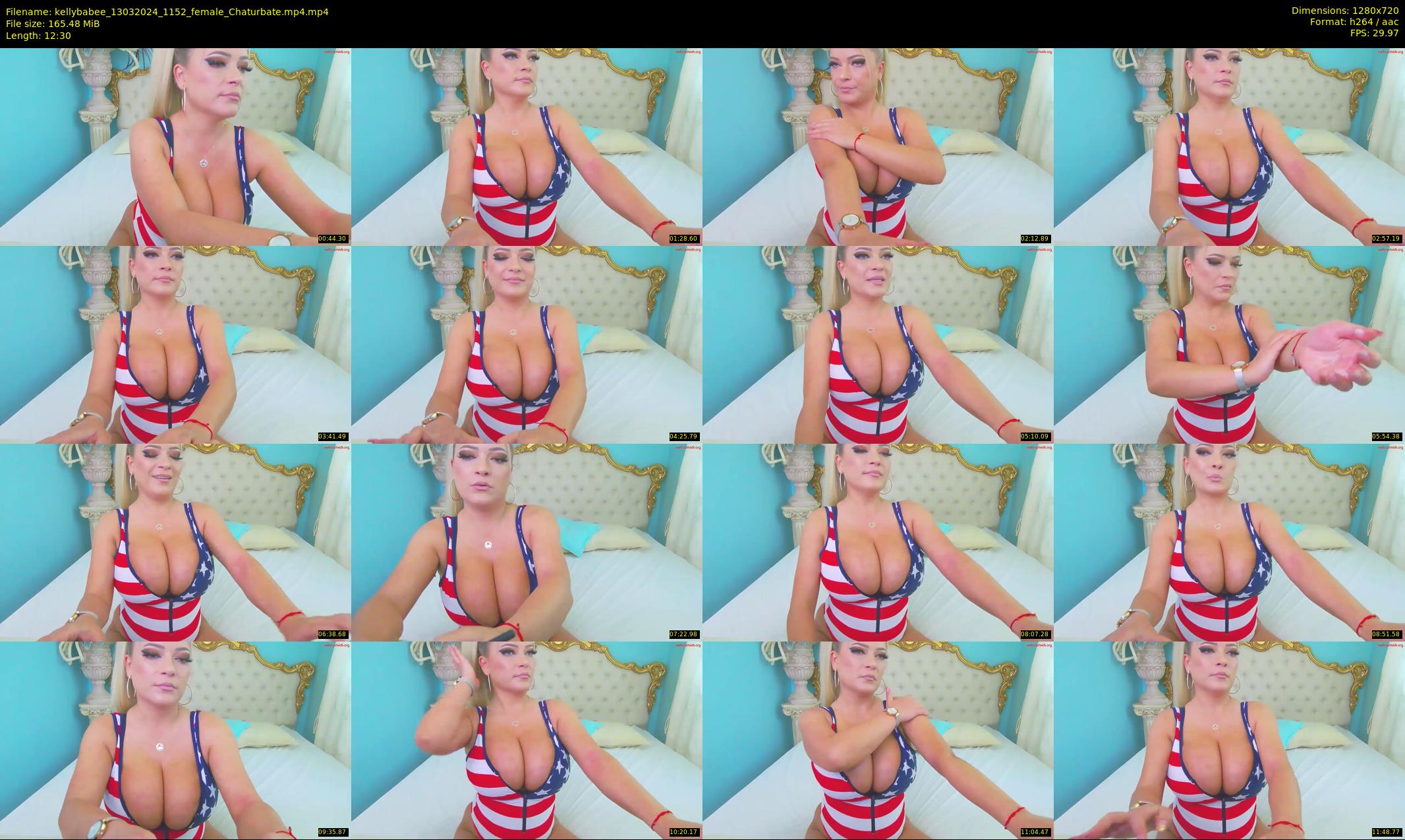 kellybabee — 13 minute Chaturbate female cam show recording, 720p, Mar 13, 2024