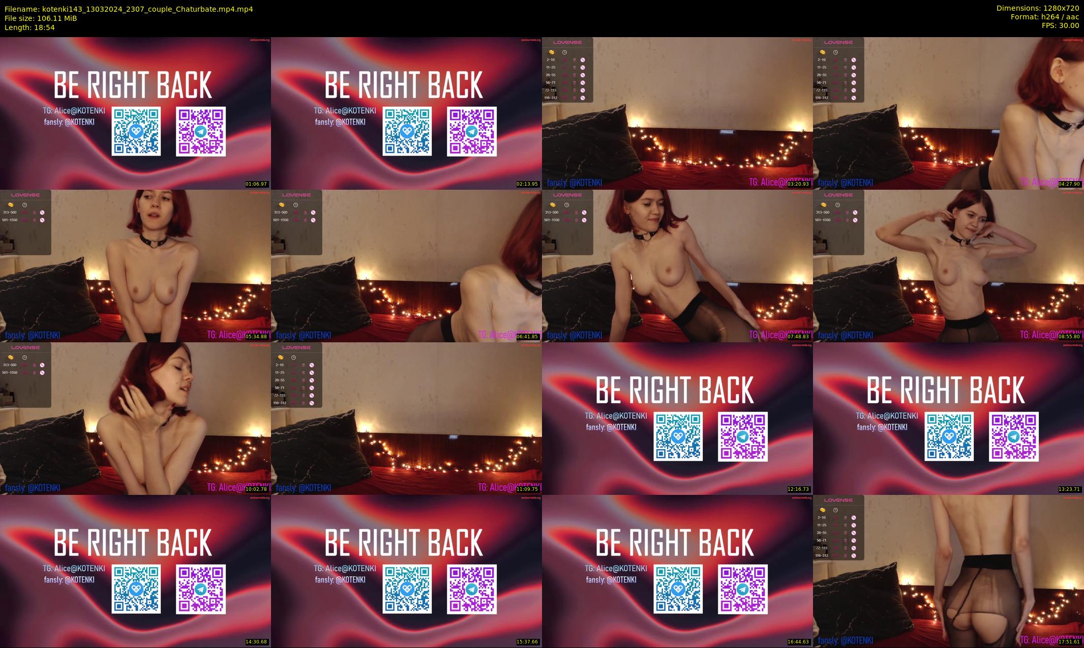 kotenki143 — 19 minute Chaturbate couple cam show recording, 720p, Mar 13, 2024