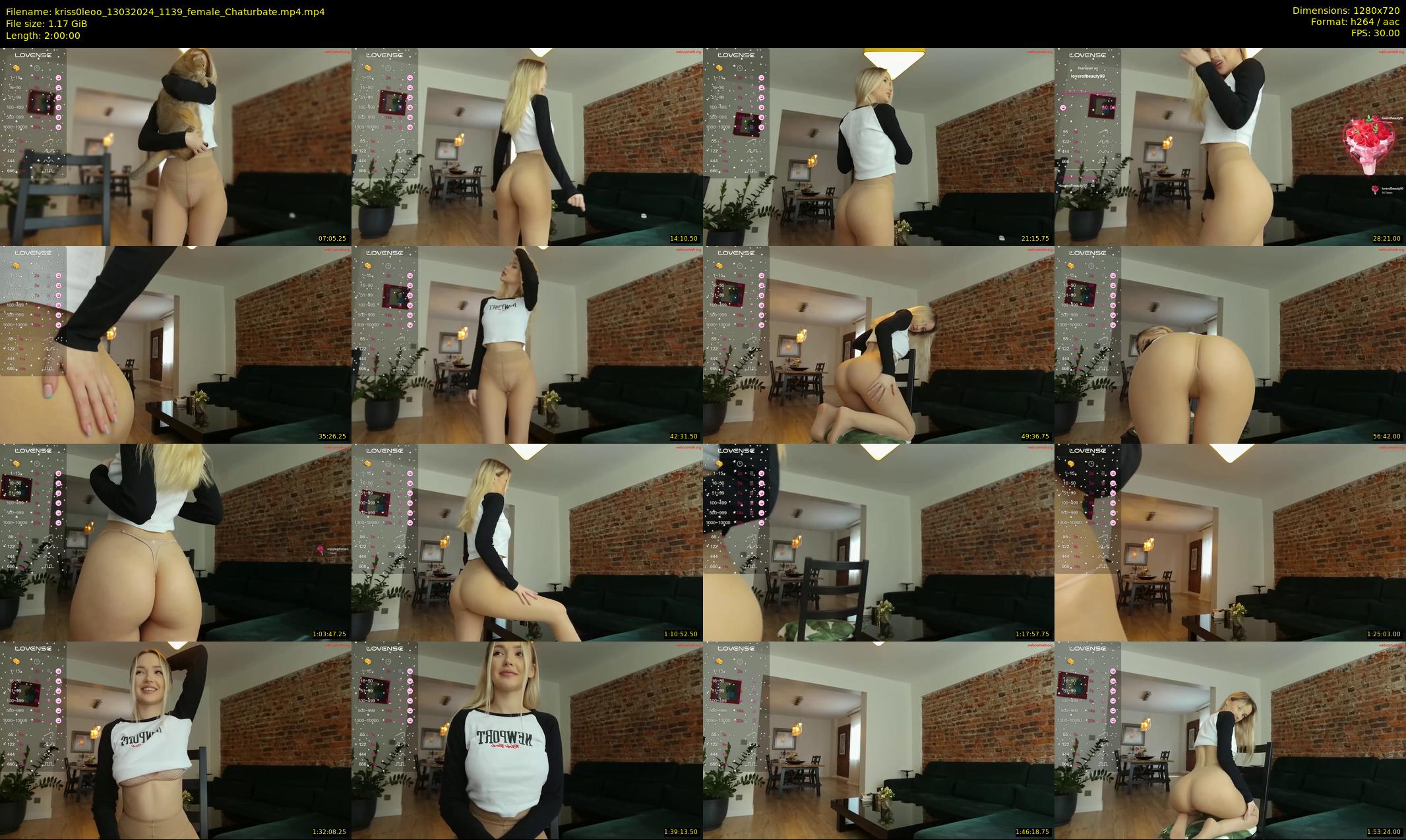 kriss0leoo — 120 minute Chaturbate couple cam show recording, 720p, Mar 13, 2024