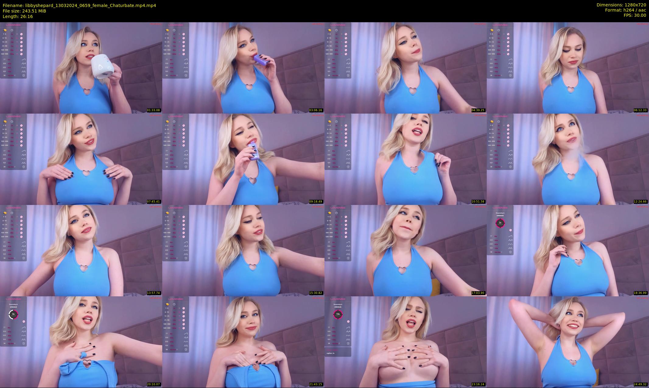libbyshepard — 27 minute Chaturbate female cam show recording, 720p, Mar 13, 2024