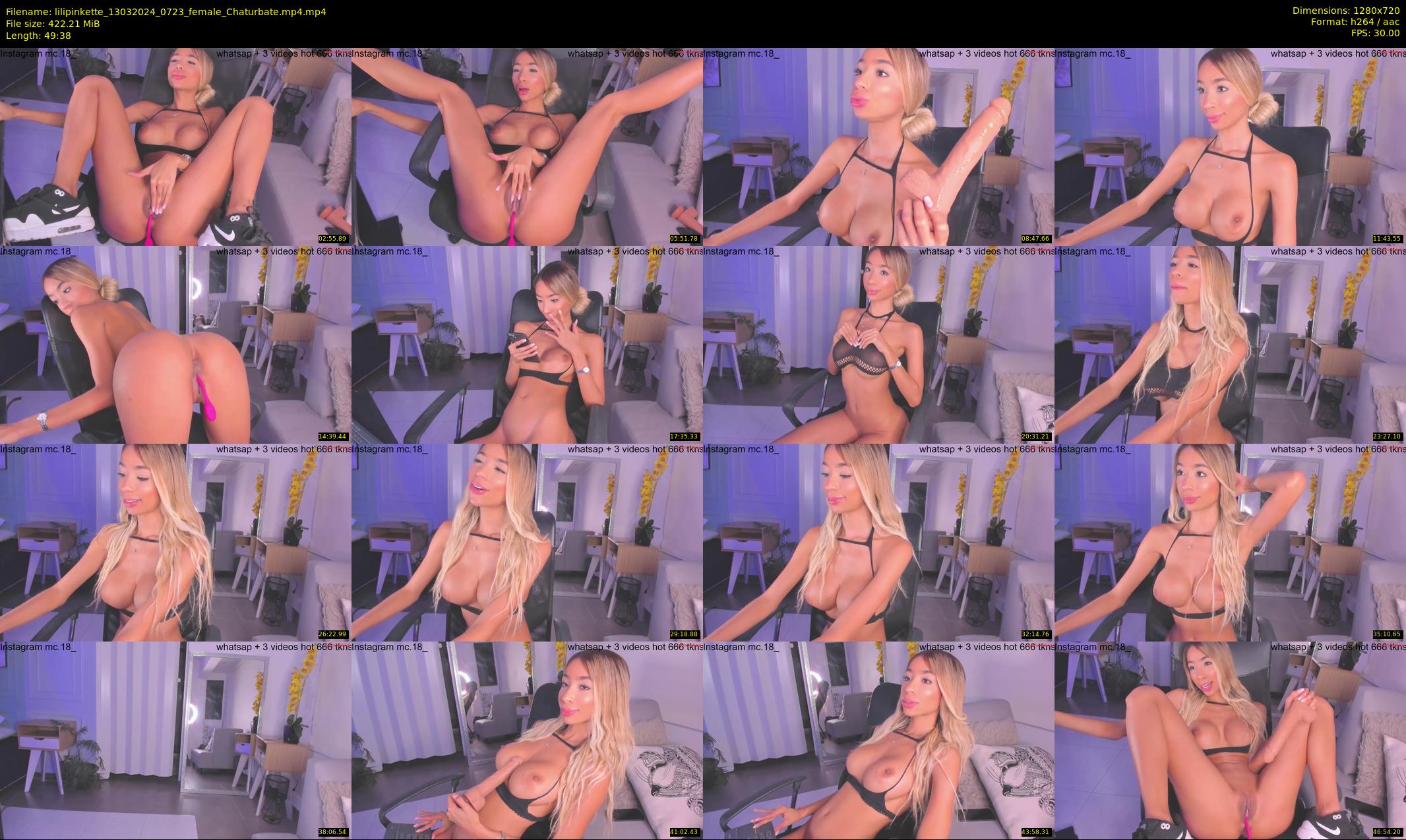 lilipinkette — 50 minute Chaturbate female cam show recording, 720p, Mar 13, 2024