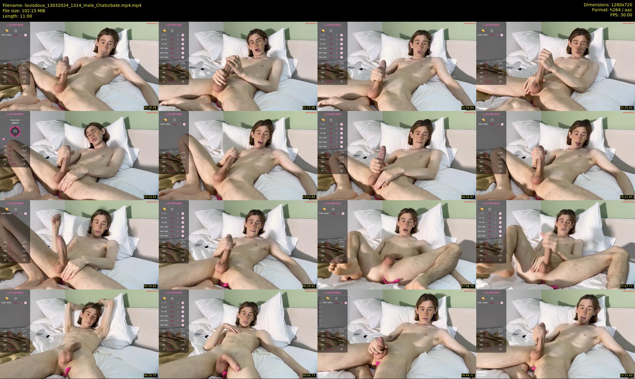 louisdoux — 11 minute Chaturbate male cam show recording, 720p, Mar 13, 2024