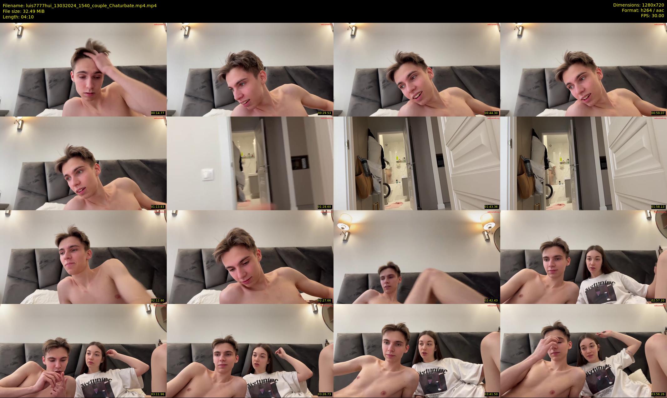 luis7777hui — 5 minute Chaturbate couple cam show recording, 720p, Mar 13, 2024