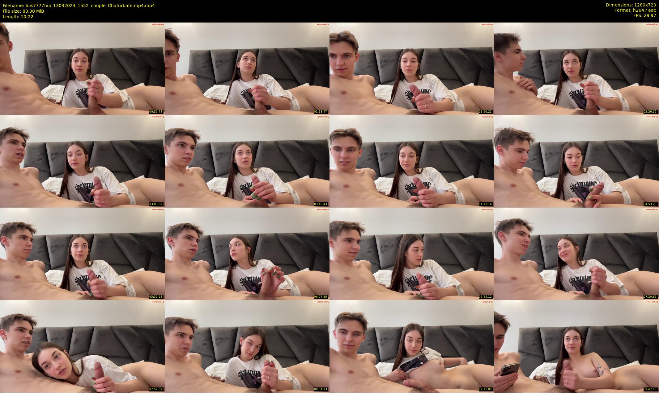 luis7777hui — 11 minute Chaturbate couple cam show recording, 720p, Mar 13, 2024