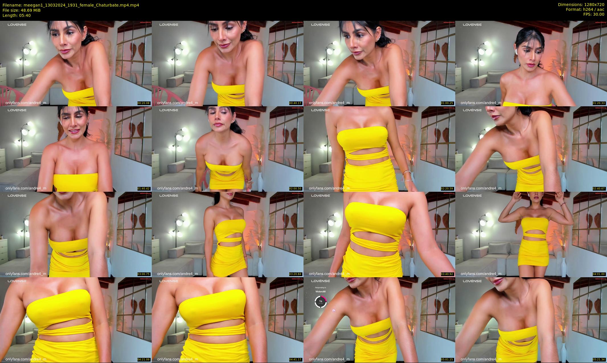 meegan1 — 6 minute Chaturbate female cam show recording, 720p, Mar 13, 2024