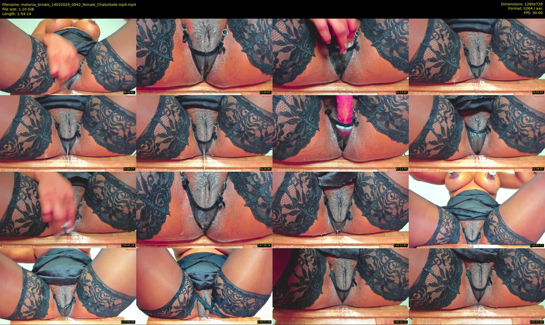 melania_browis — 115 minute Chaturbate female cam show recording, 720p, Mar 14, 2024