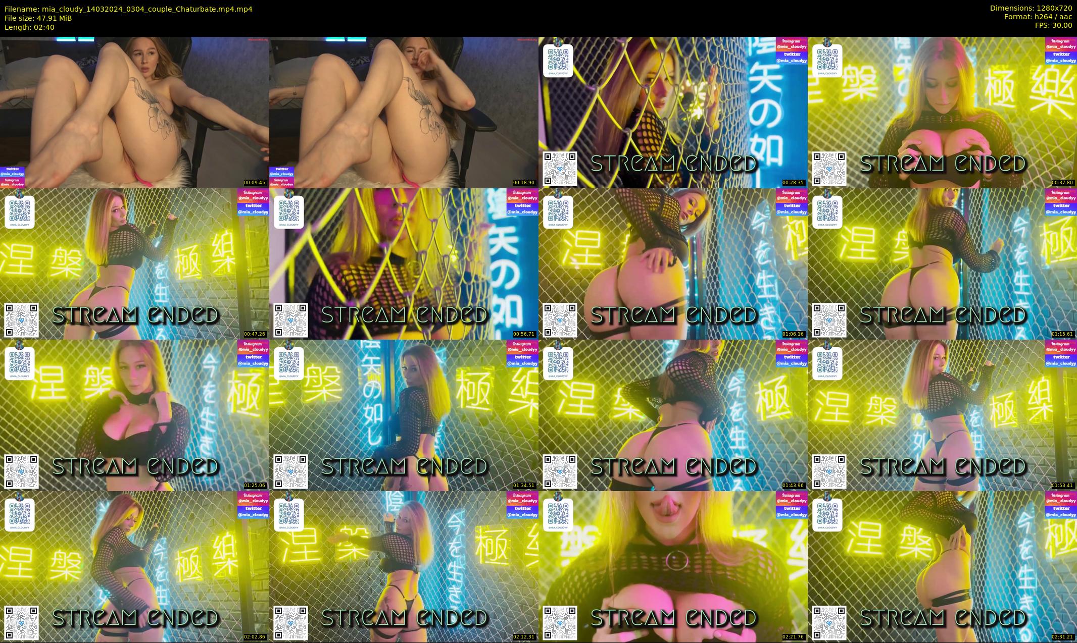 mia_cloudy — 3 minute Chaturbate female cam show recording, 720p, Mar 14, 2024