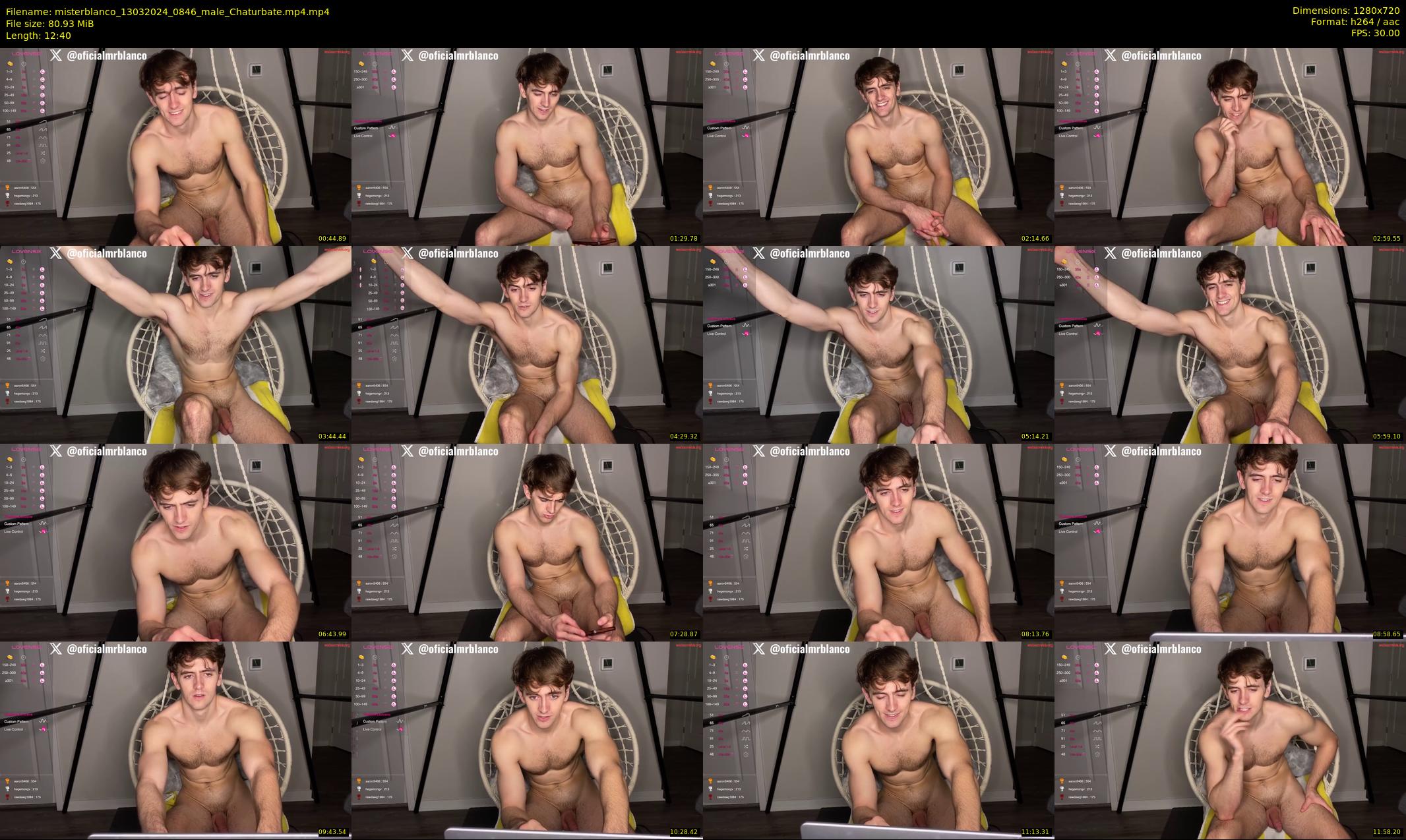 misterblanco — 13 minute Chaturbate male cam show recording, 720p, Mar 13, 2024