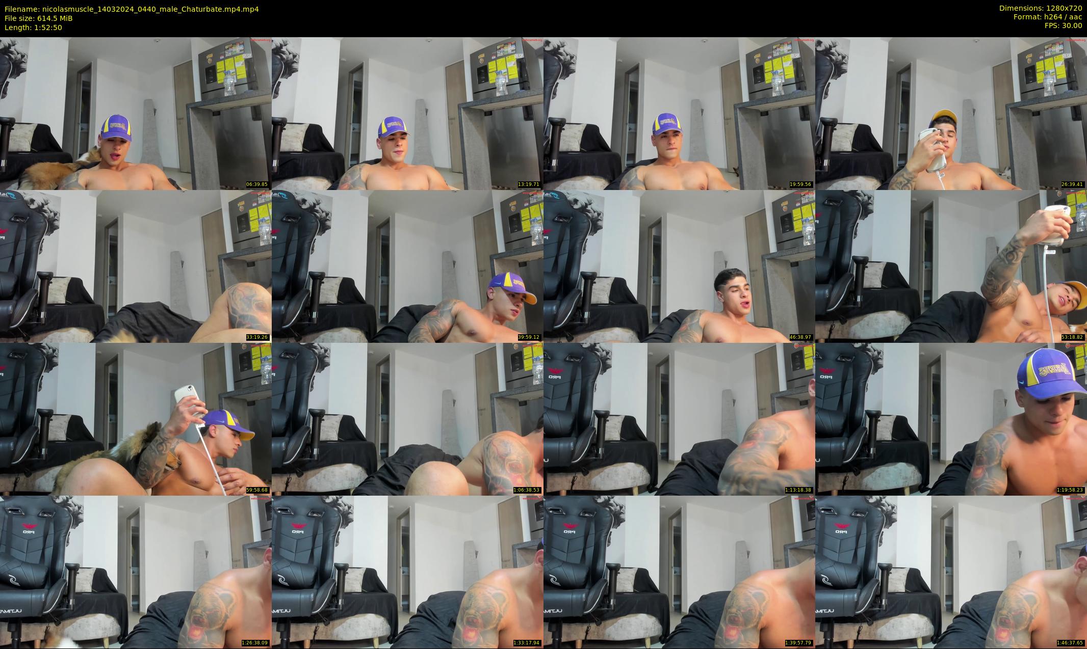 nicolasmuscle — 113 minute Chaturbate male cam show recording, 720p, Mar 14, 2024