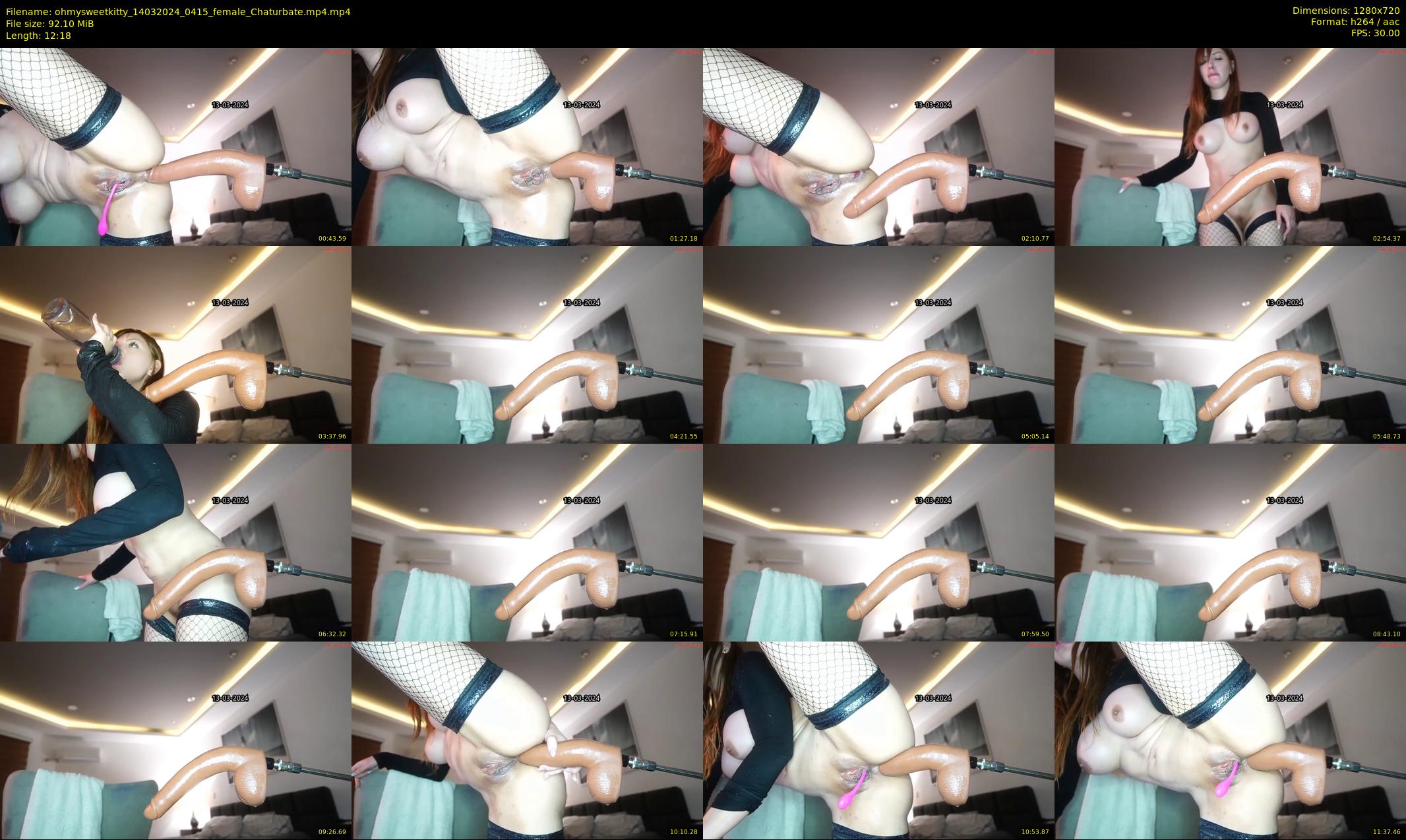 ohmysweetkitty — 13 minute Chaturbate female cam show recording, 720p, Mar 14, 2024