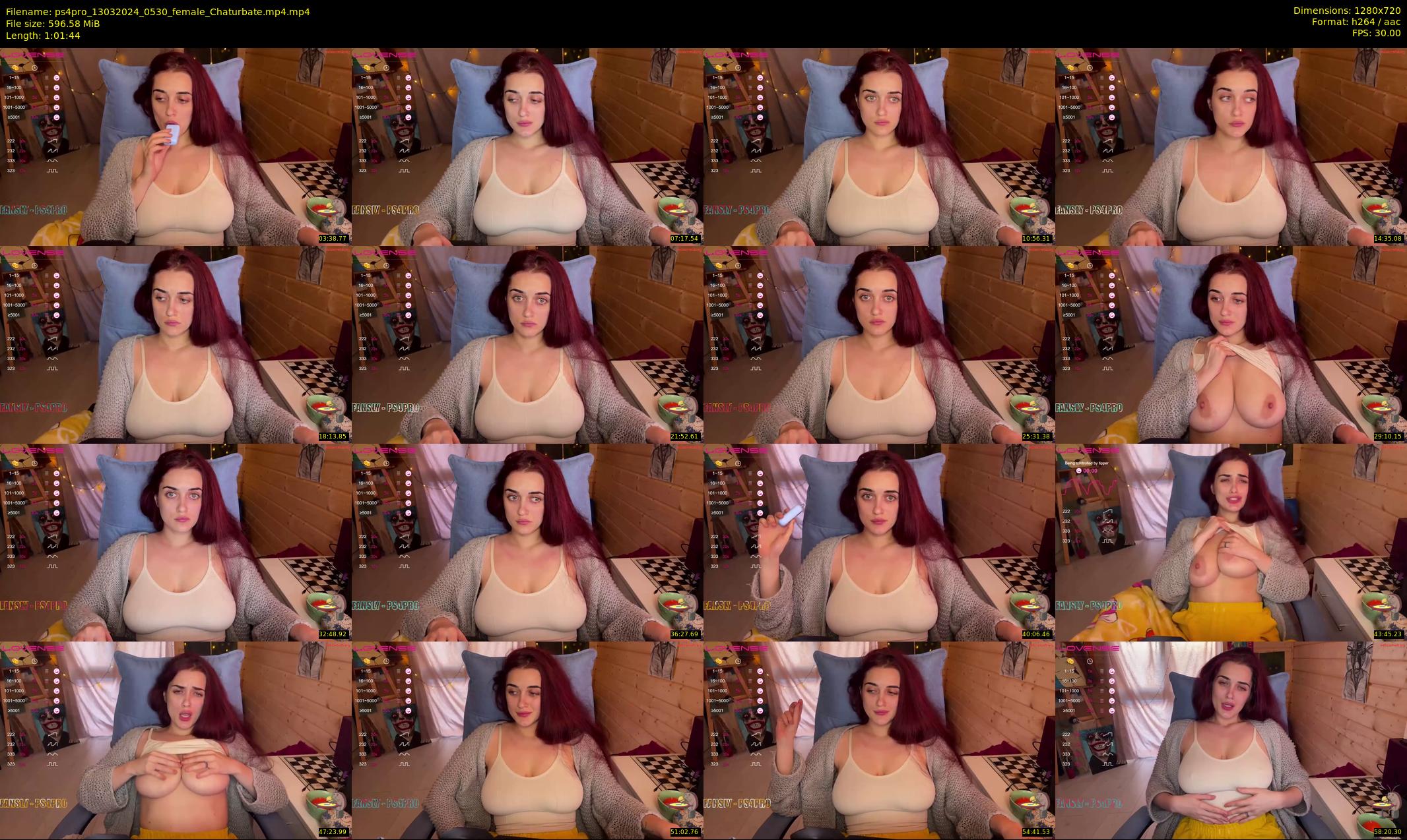 ps4pro — 62 minute Chaturbate female cam show recording, 720p, Mar 13, 2024