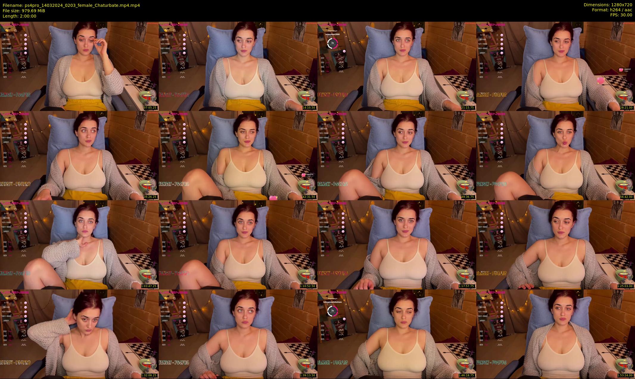 ps4pro — 120 minute Chaturbate female cam show recording, 720p, Mar 14, 2024