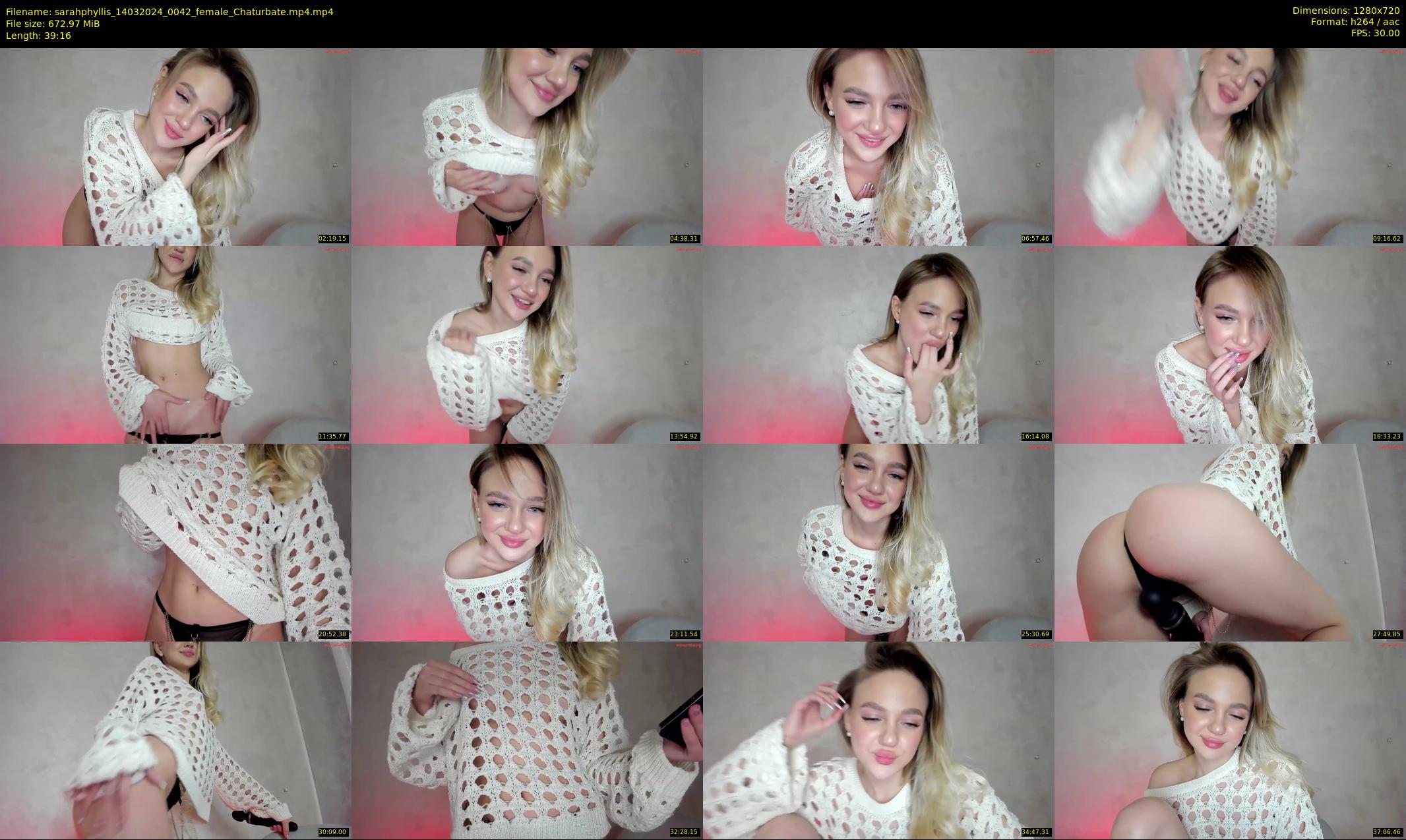 sarahphyllis — 40 minute Chaturbate female cam show recording, 720p, Mar 14, 2024