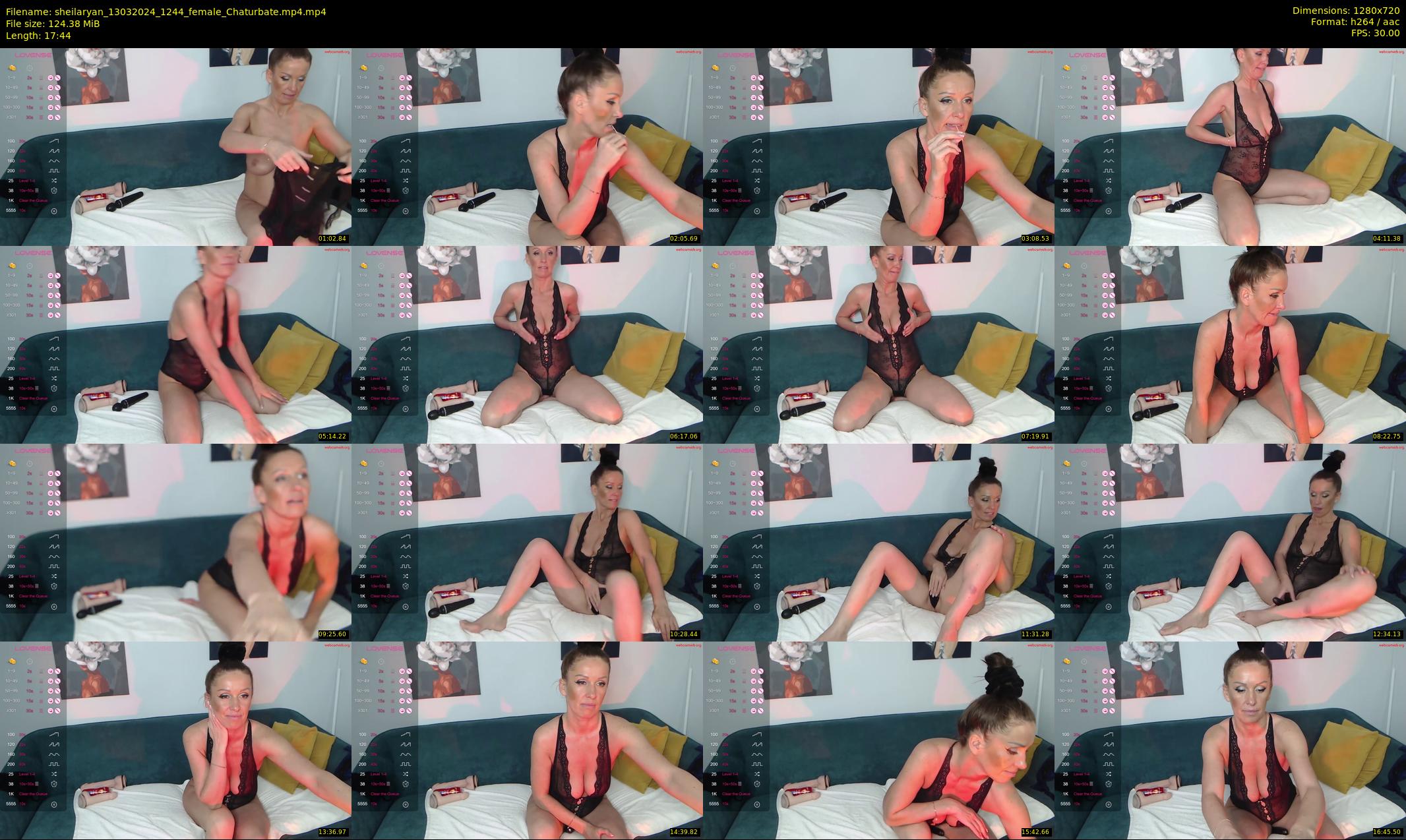 sheilaryan — 18 minute Chaturbate female cam show recording, 720p, Mar 13, 2024