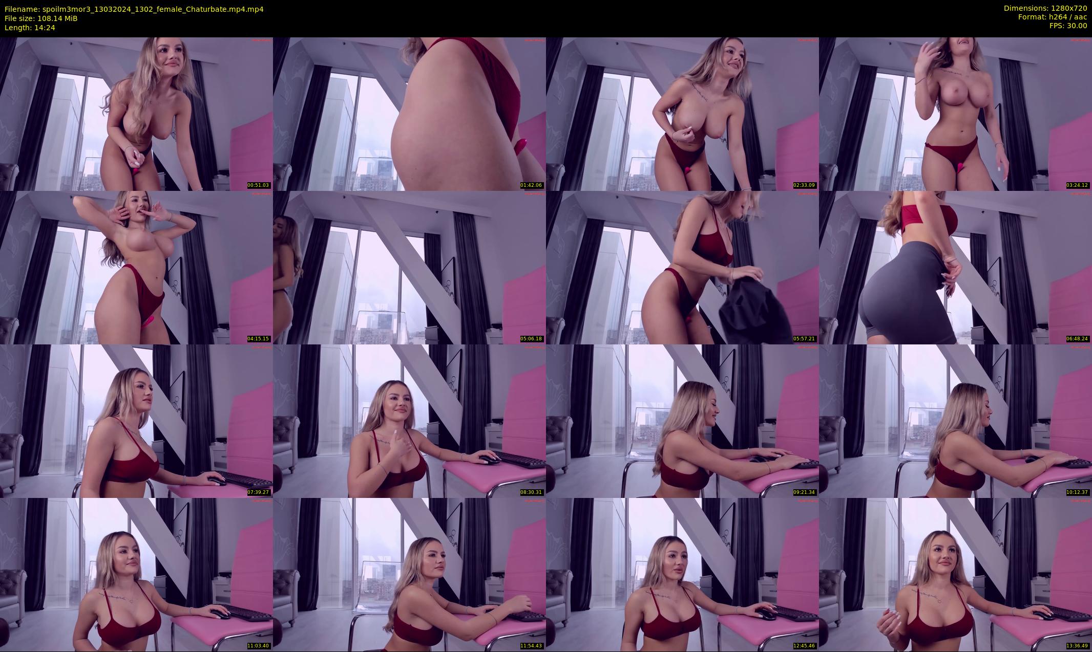 spoilm3mor3 — 15 minute Chaturbate female cam show recording, 720p, Mar 13, 2024