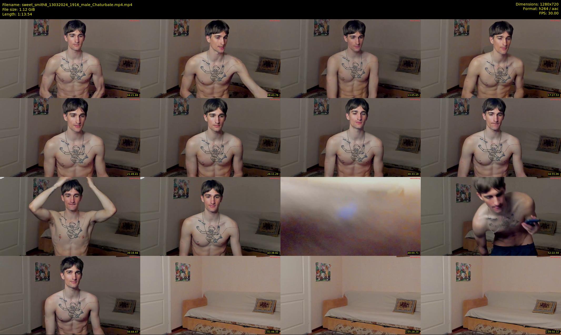 sweet_smith8 — 74 minute Chaturbate male cam show recording, 720p, Mar 13, 2024