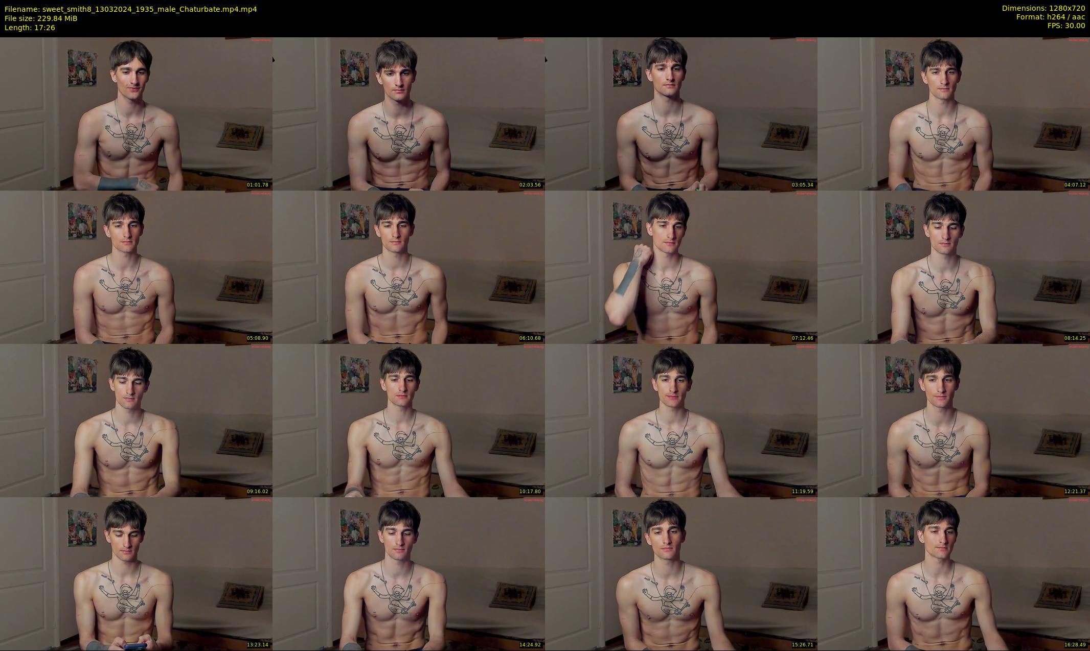 sweet_smith8 — 18 minute Chaturbate male cam show recording, 720p, Mar 13, 2024