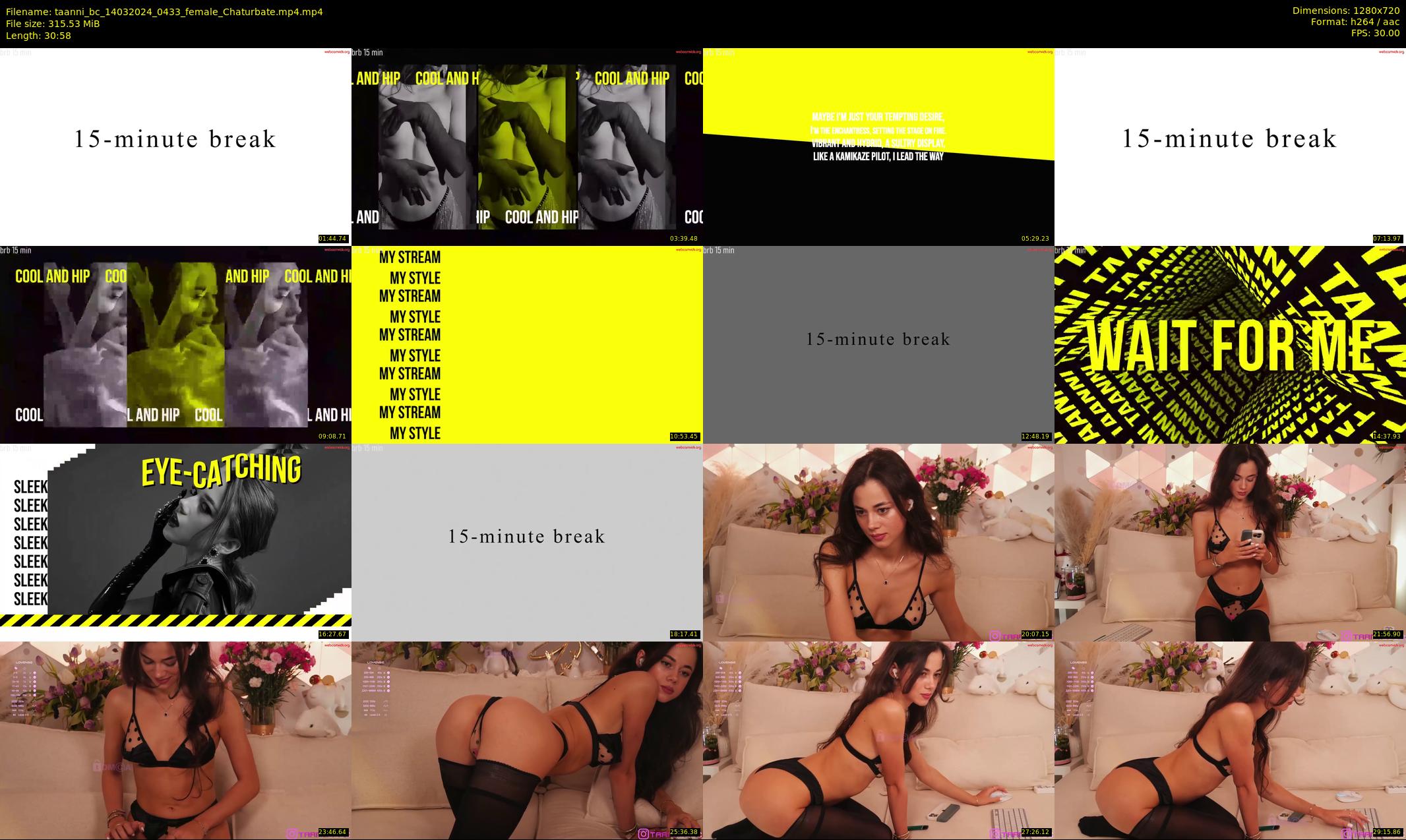 taanni_bc — 31 minute Chaturbate female cam show recording, 720p, Mar 14, 2024