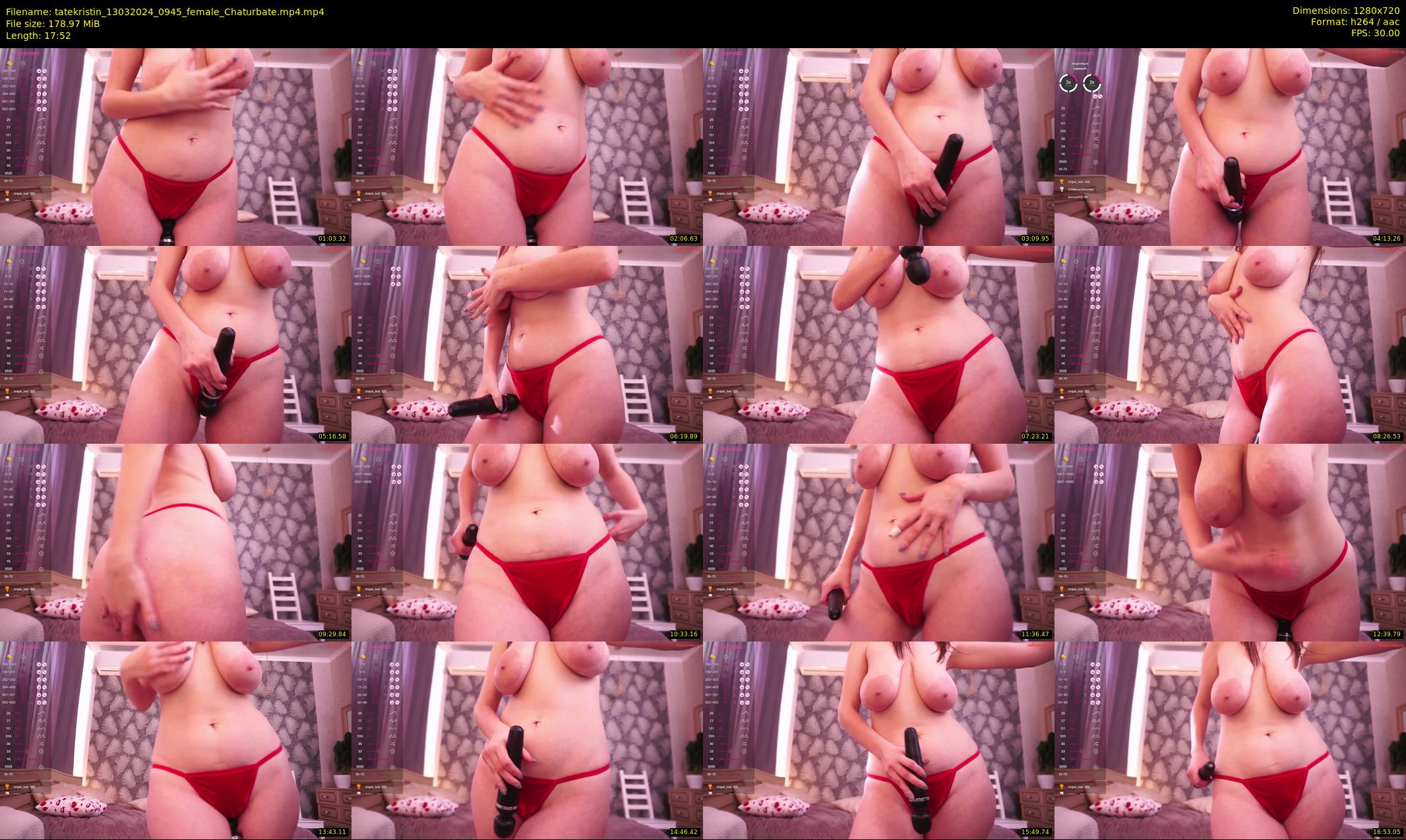 tatekristin — 18 minute Chaturbate female cam show recording, 720p, Mar 13, 2024