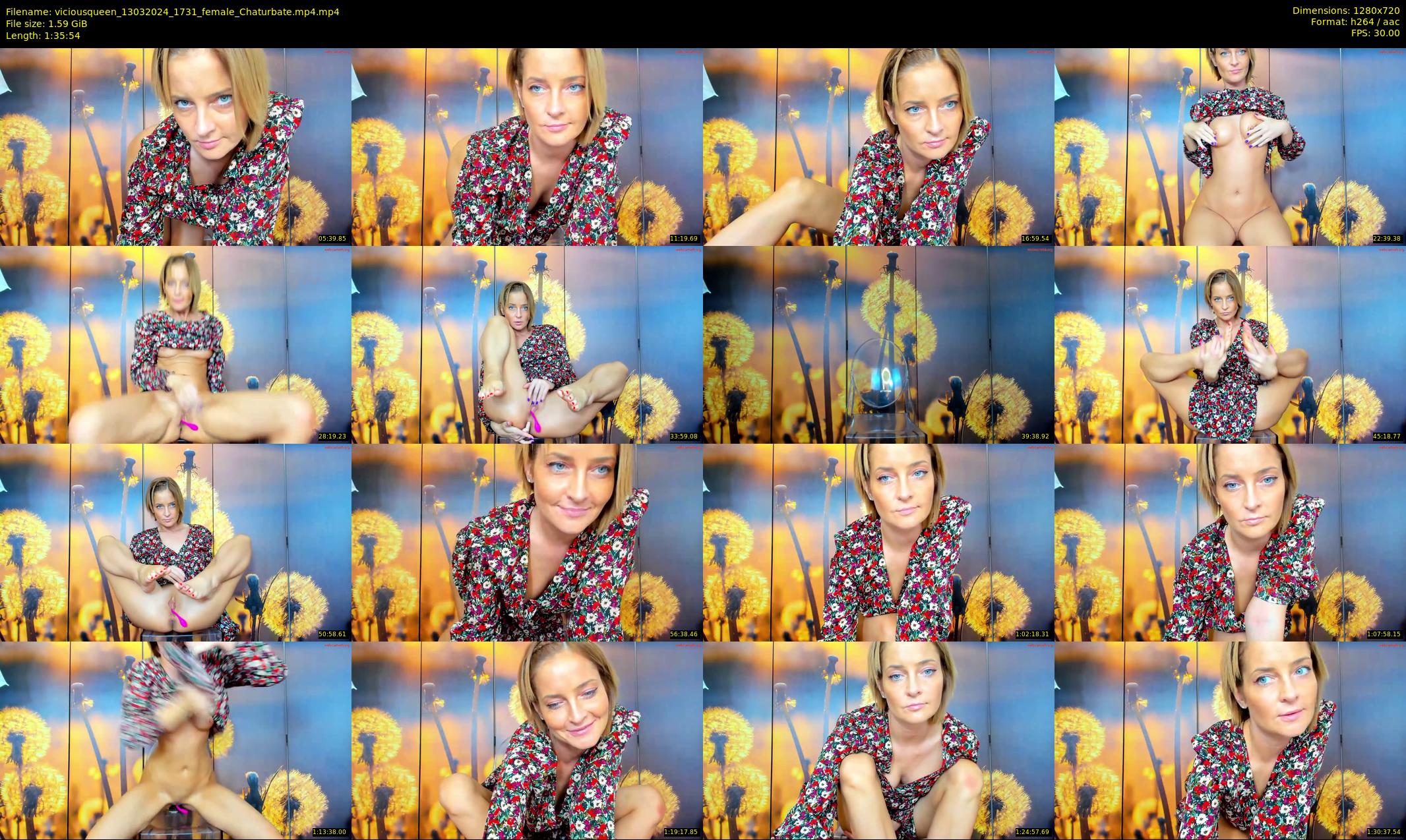 viciousqueen — 96 minute Chaturbate female cam show recording, 720p, Mar 13, 2024