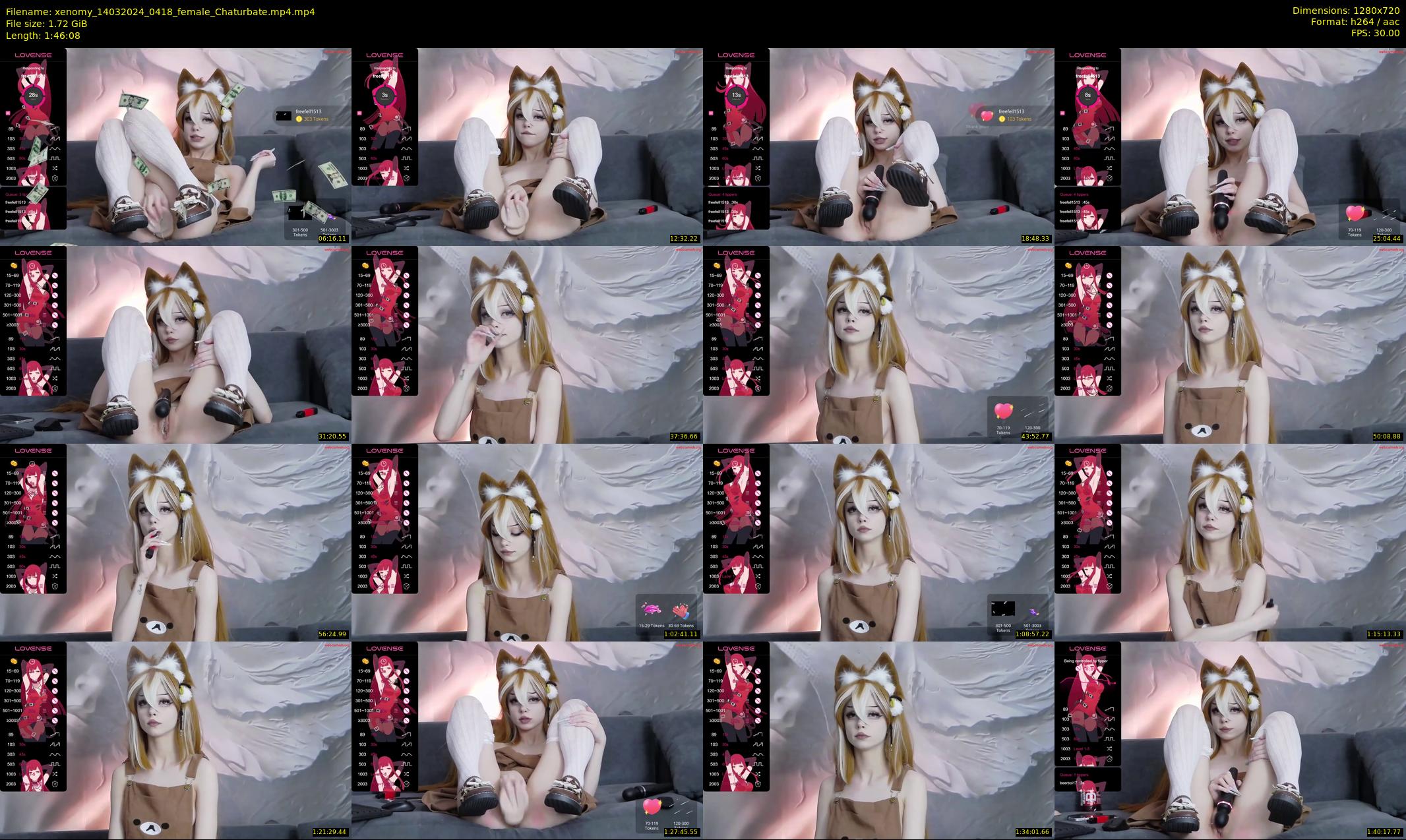 xenomy — 107 minute Chaturbate female cam show recording, 720p, Mar 14, 2024