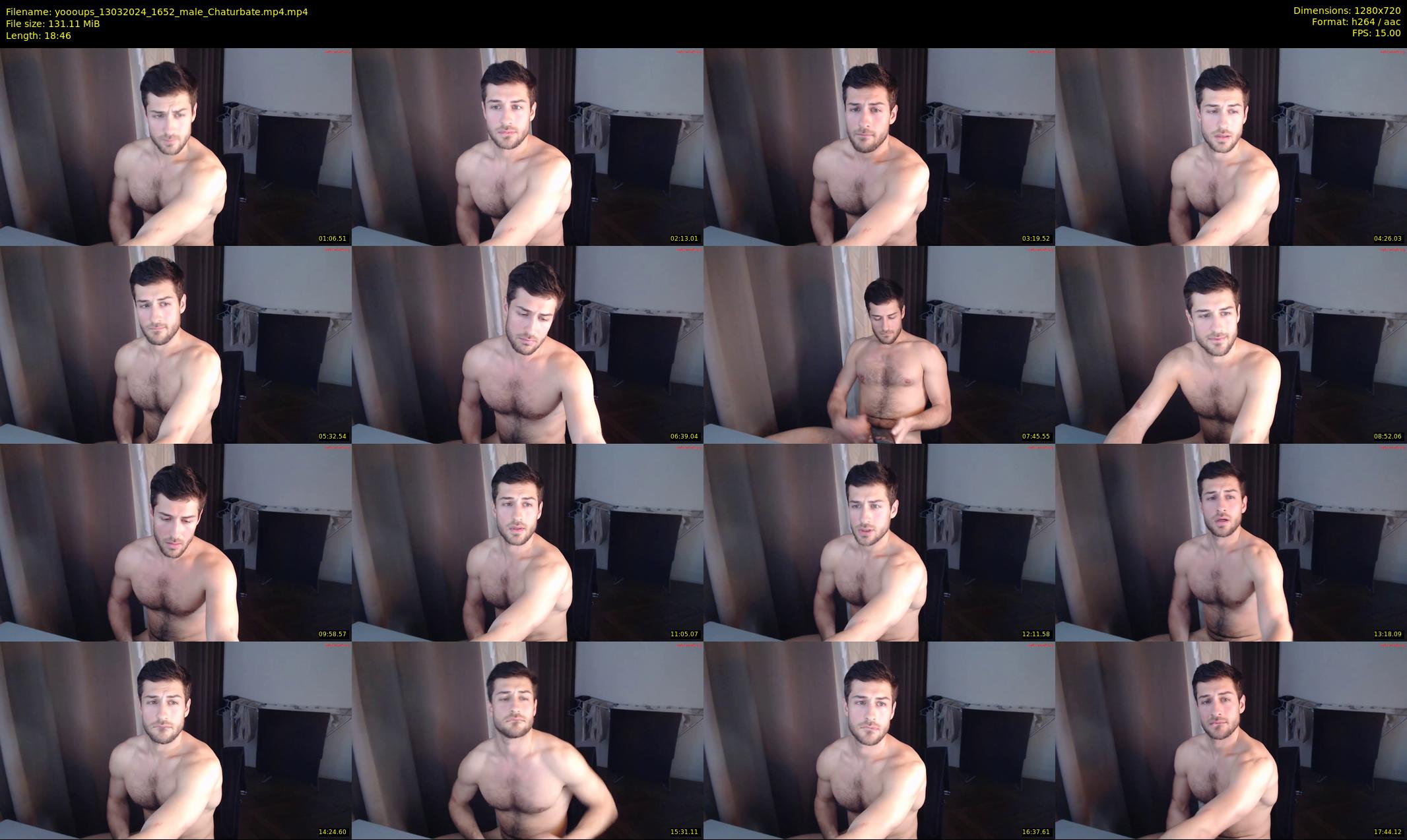 yoooups — 19 minute Chaturbate male cam show recording, 720p, Mar 13, 2024
