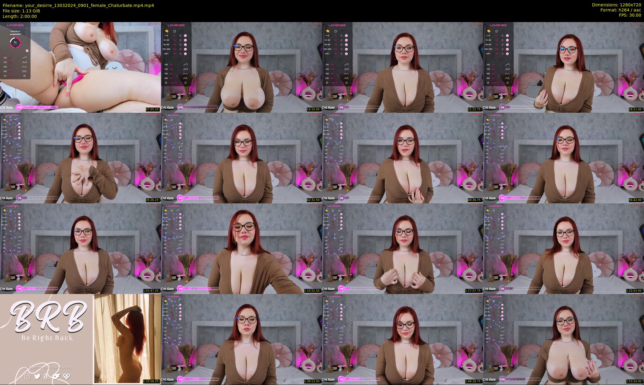 your_desirre — 120 minute Chaturbate female cam show recording, 720p, Mar 13, 2024