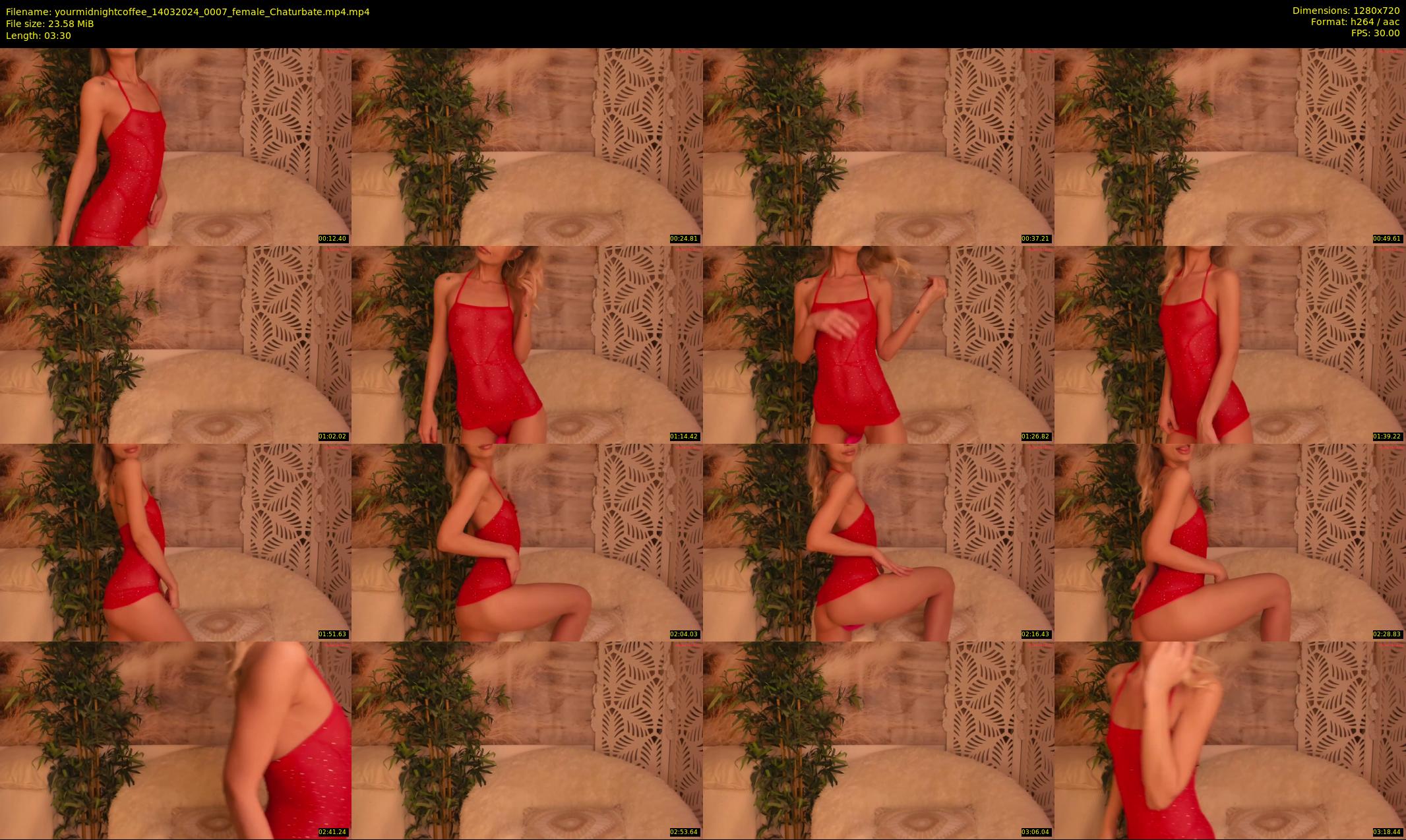 yourmidnightcoffee — 4 minute Chaturbate female cam show recording, 720p, Mar 14, 2024