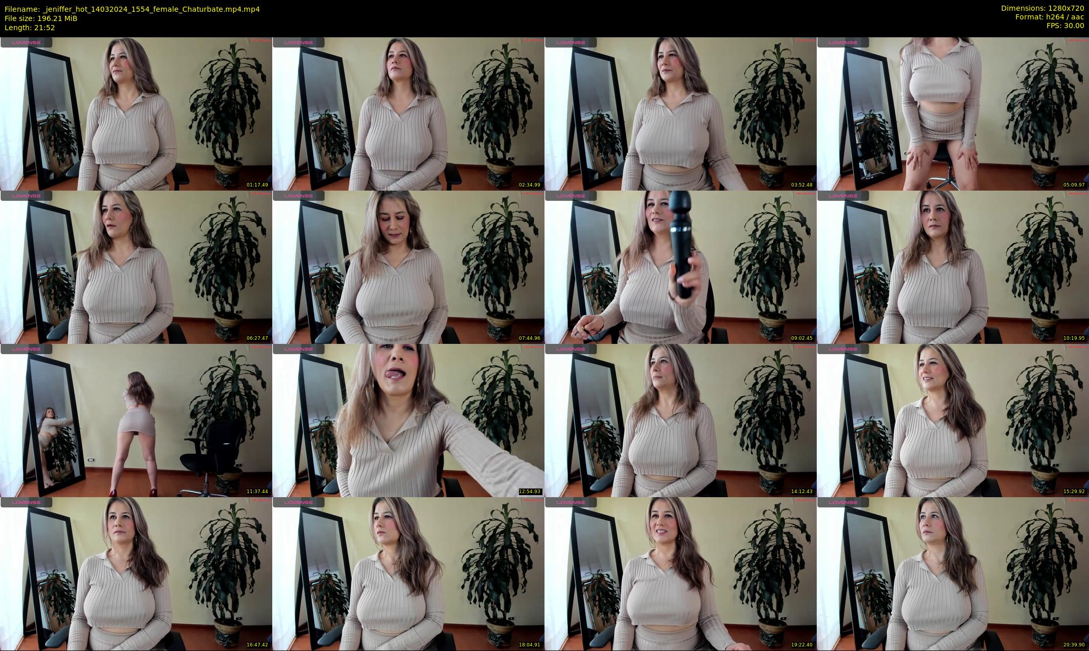 _jeniffer_hot — 22 minute Chaturbate female cam show recording, 720p, Mar 14, 2024