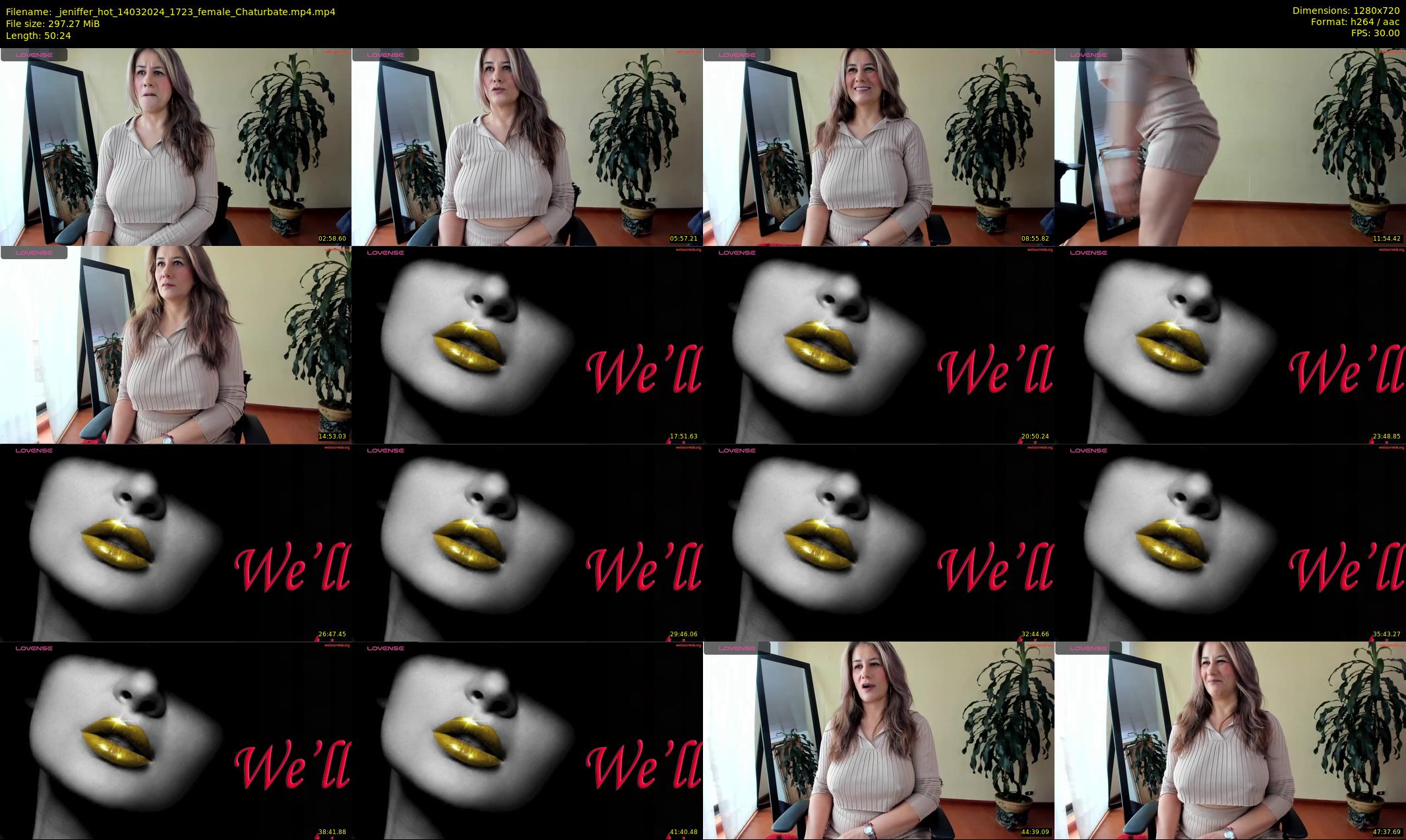 _jeniffer_hot — 51 minute Chaturbate female cam show recording, 720p, Mar 14, 2024
