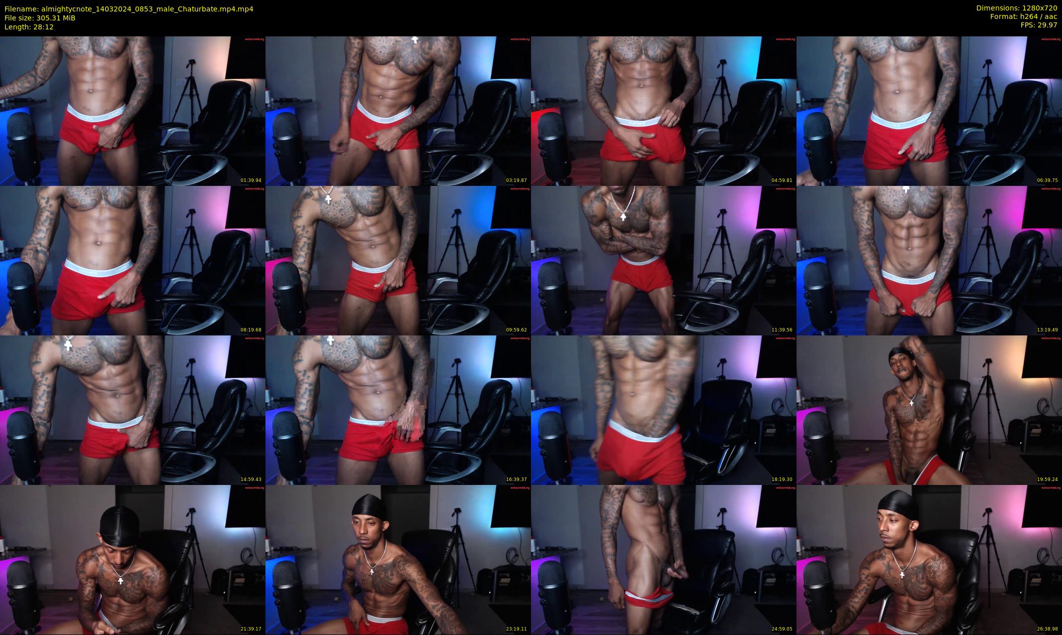 almightycnote — 29 minute Chaturbate male cam show recording, 720p, Mar 14, 2024