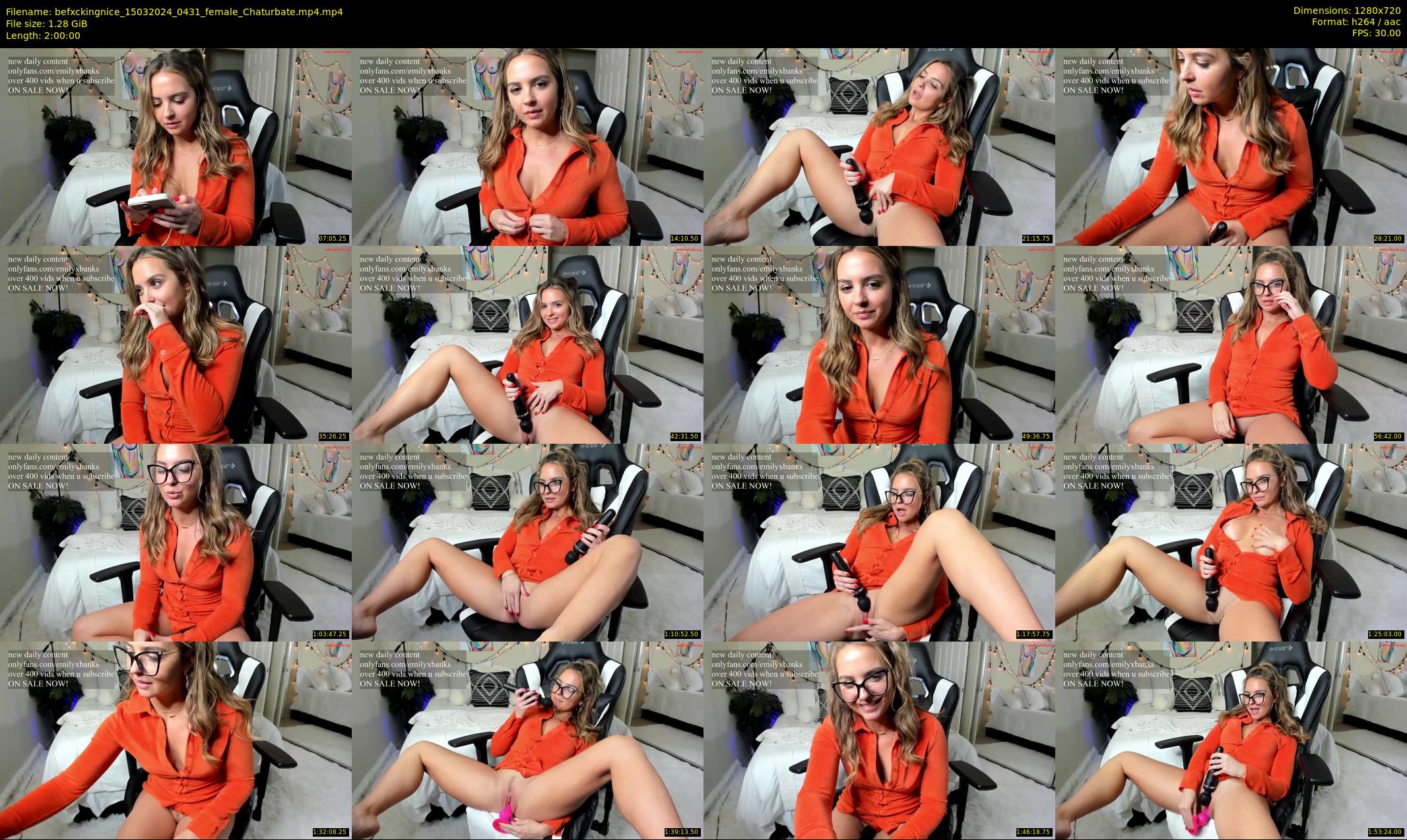 befxckingnice — 120 minute Chaturbate female cam show recording, 720p, Mar 15, 2024