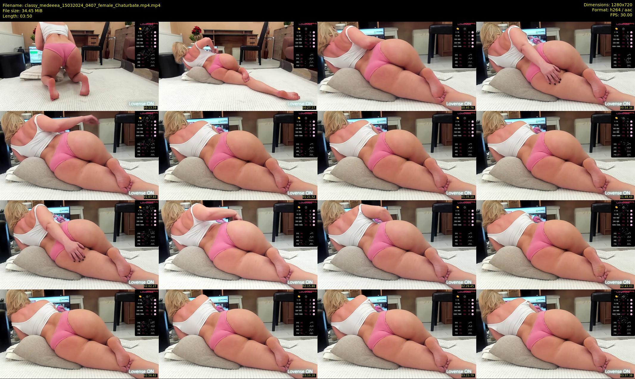classy_medeeea — 4 minute Chaturbate female cam show recording, 720p, Mar 15, 2024