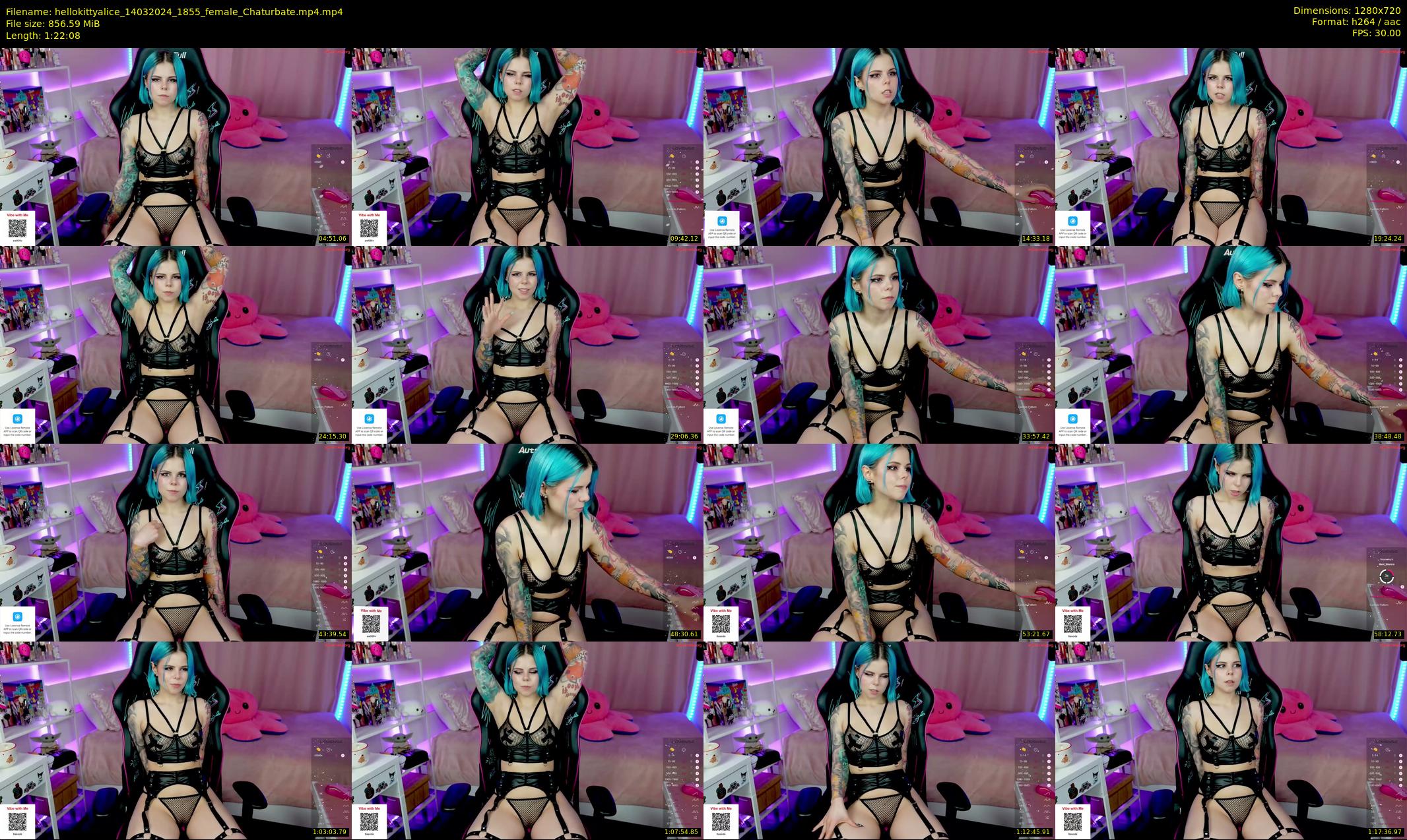 hellokittyalice — 83 minute Chaturbate female cam show recording, 720p, Mar 14, 2024