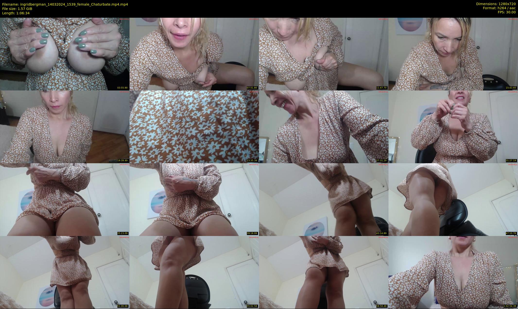 ingridbergman — 67 minute Chaturbate female cam show recording, 720p, Mar 14, 2024