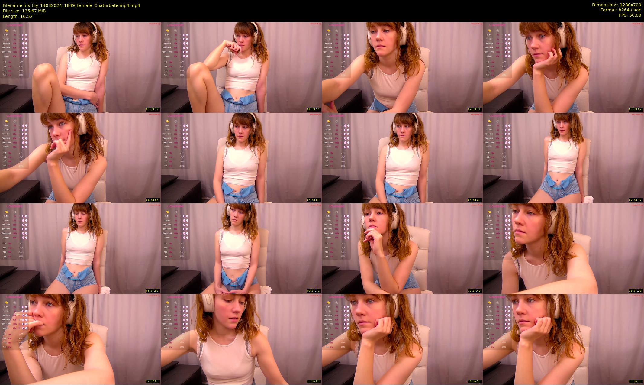 its_lily — 17 minute Chaturbate female cam show recording, 720p, Mar 14, 2024