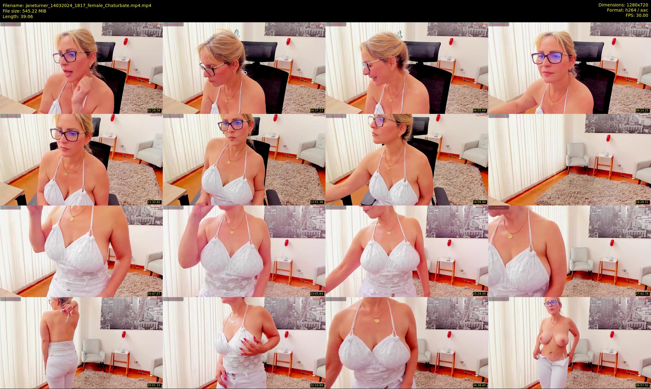 janeturner — 40 minute Chaturbate female cam show recording, 720p, Mar 14, 2024