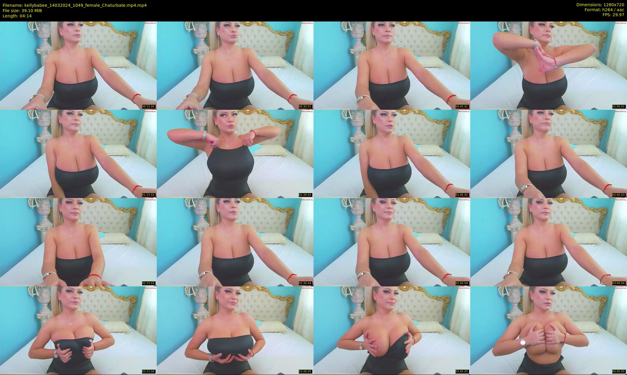kellybabee — 5 minute Chaturbate female cam show recording, 720p, Mar 14, 2024