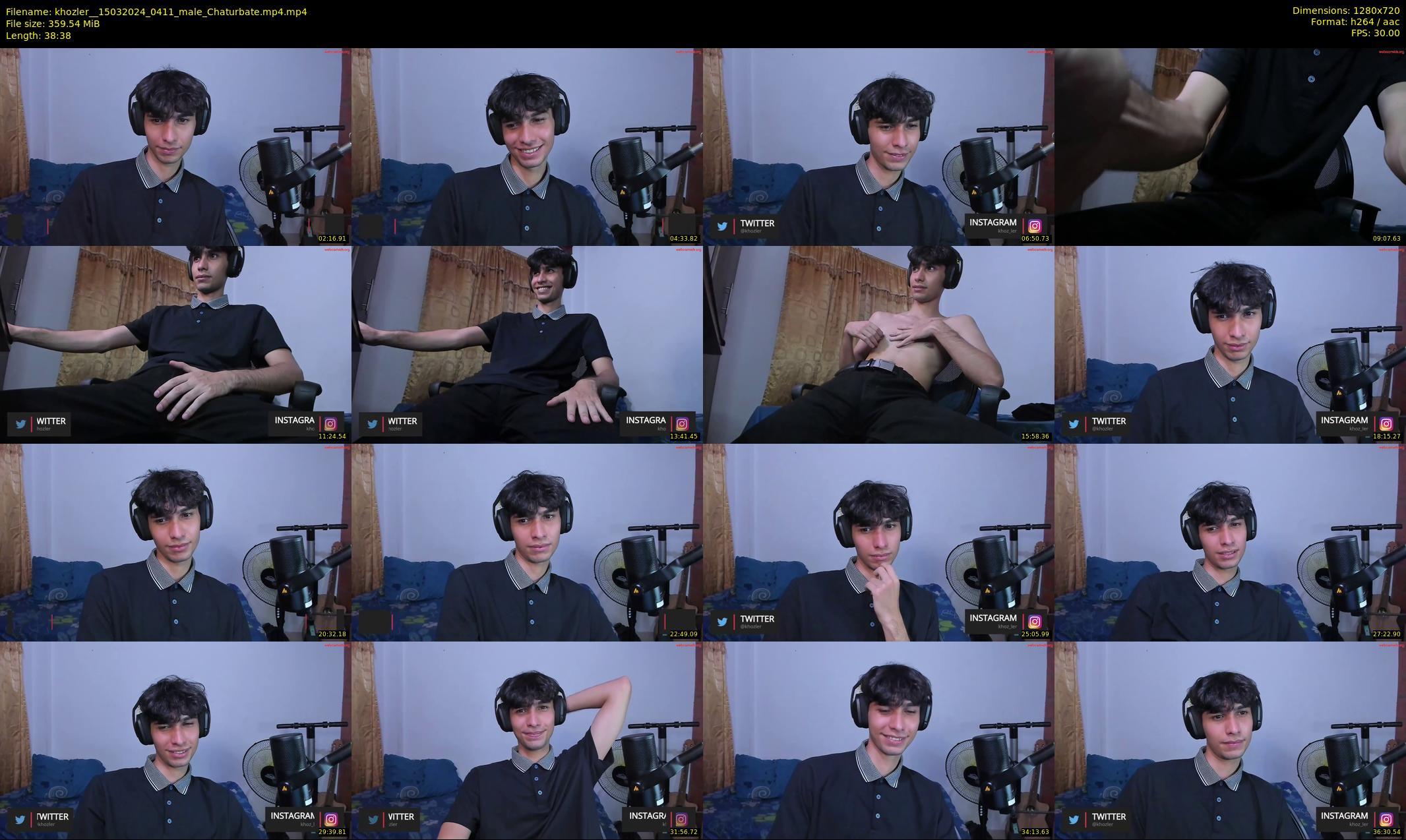 khozler_ — 39 minute Chaturbate male cam show recording, 720p, Mar 15, 2024