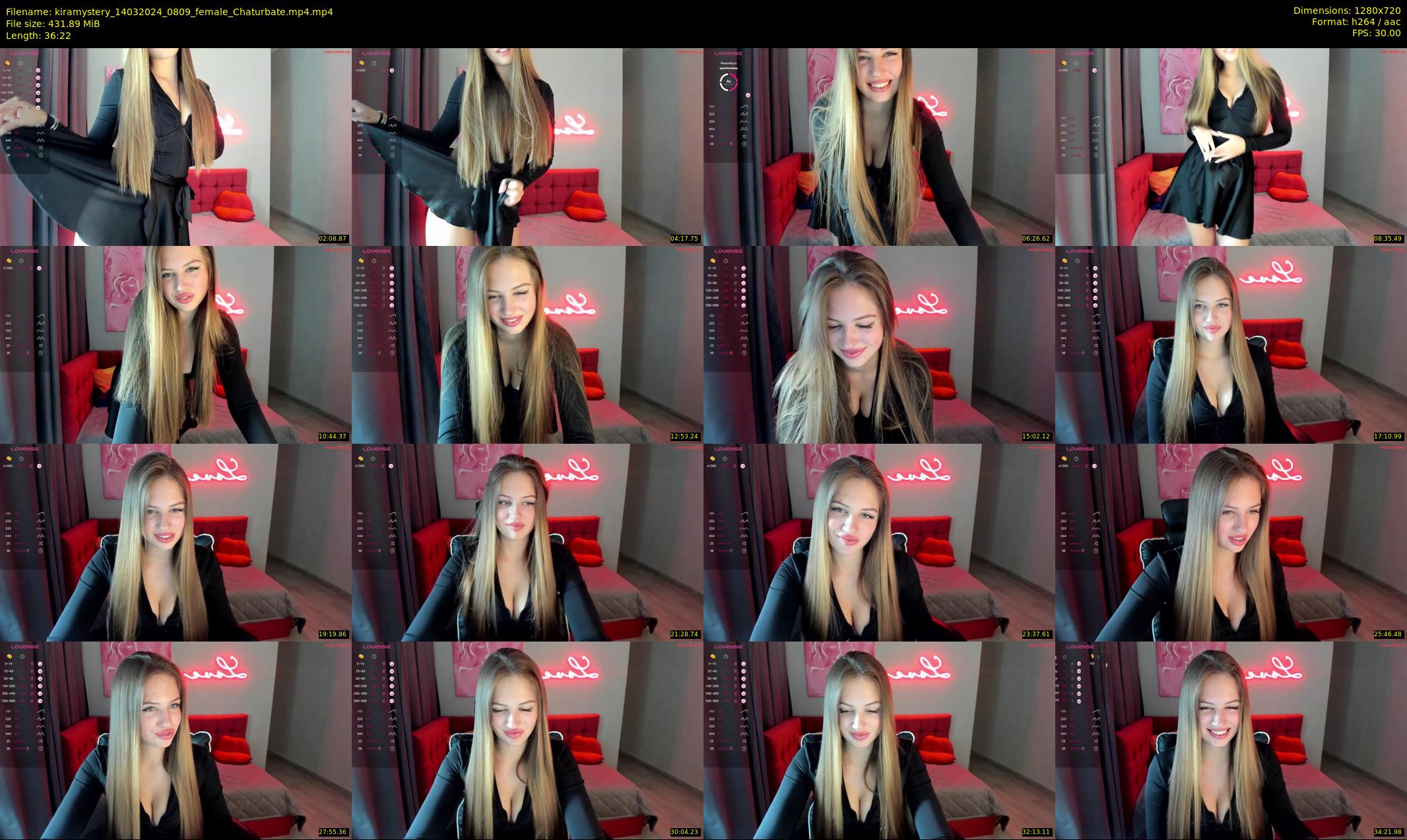 kiramystery — 37 minute Chaturbate female cam show recording, 720p, Mar 14, 2024