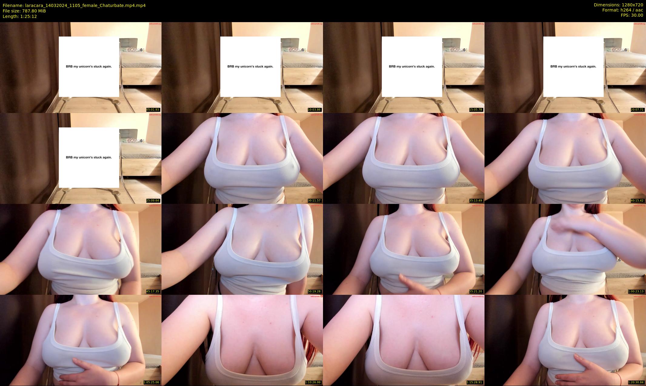 laracara — 86 minute Chaturbate female cam show recording, 720p, Mar 14, 2024
