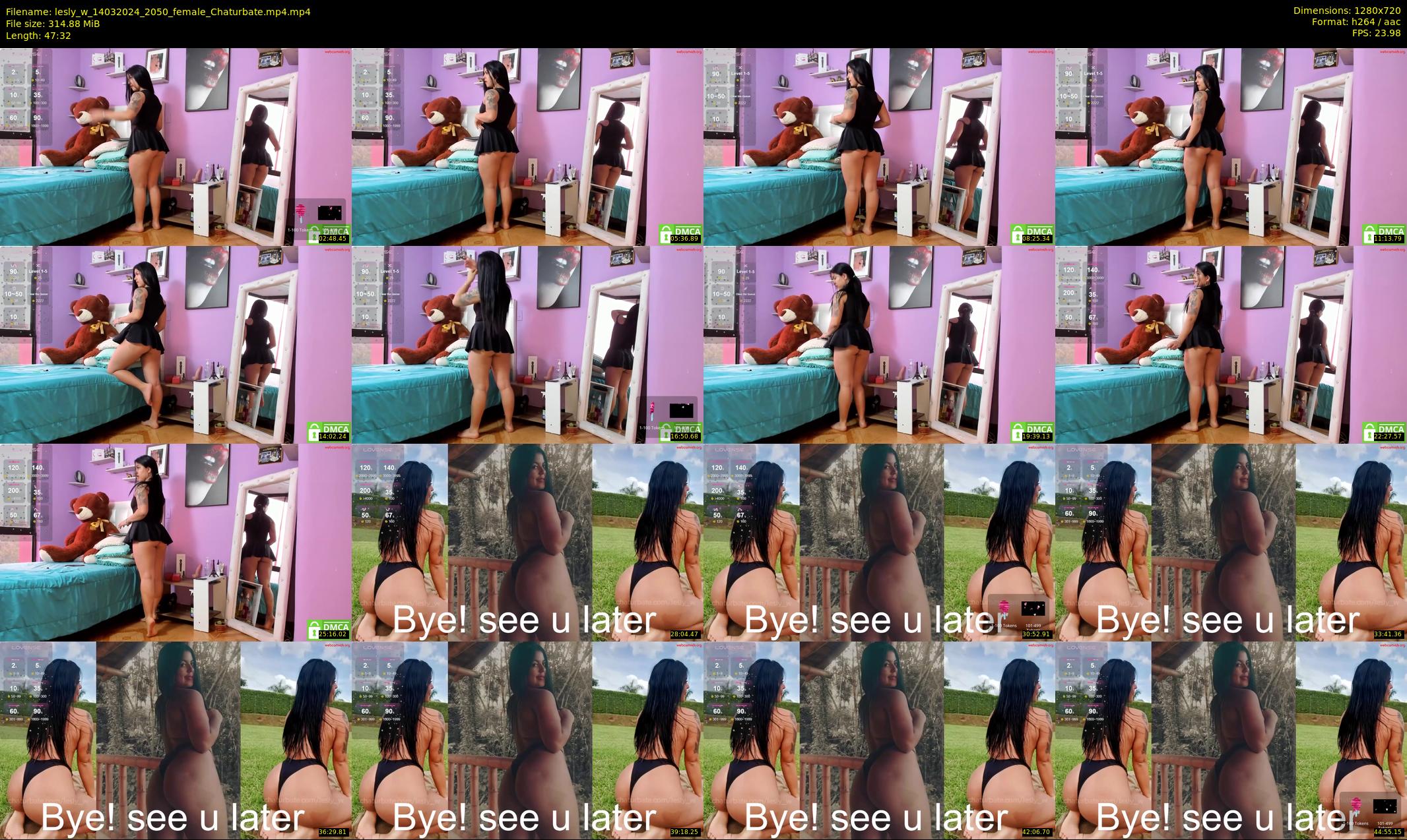 lesly_w — 48 minute Chaturbate female cam show recording, 720p, Mar 14, 2024
