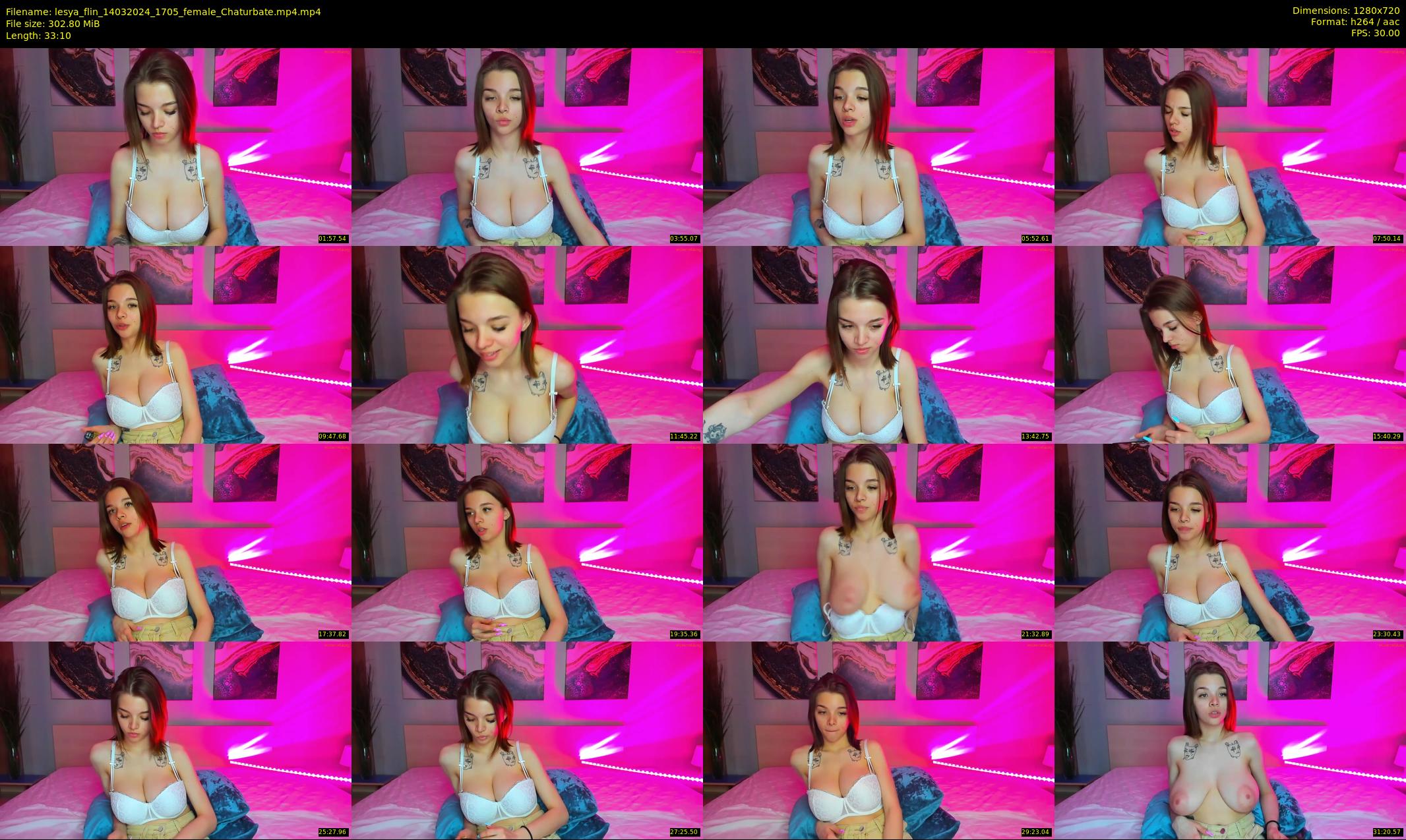 lesya_flin — 34 minute Chaturbate female cam show recording, 720p, Mar 14, 2024