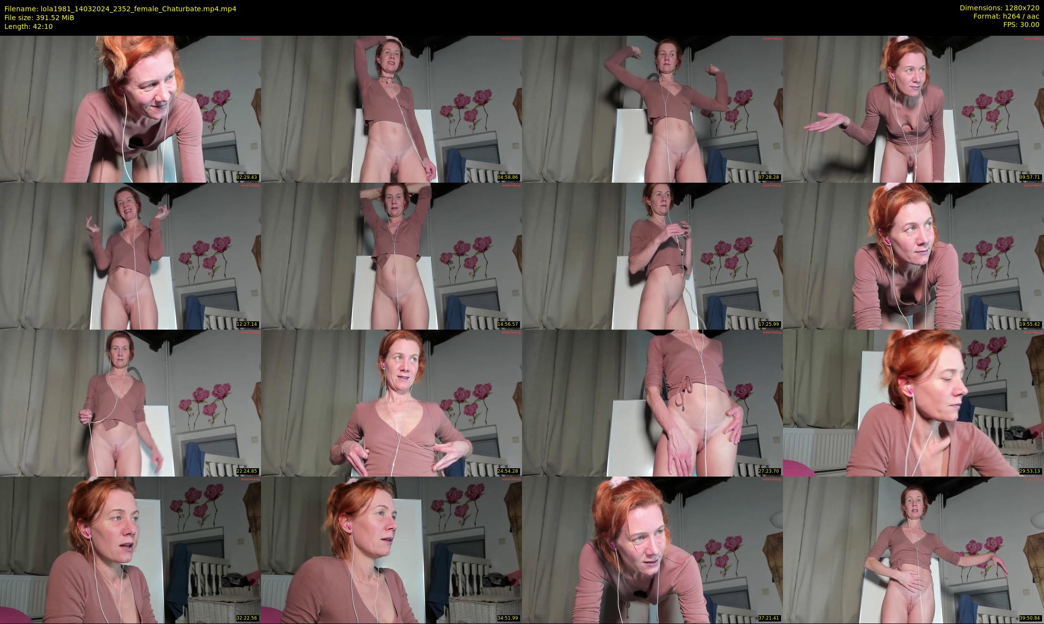 lola1981 — 43 minute Chaturbate female cam show recording, 720p, Mar 14, 2024