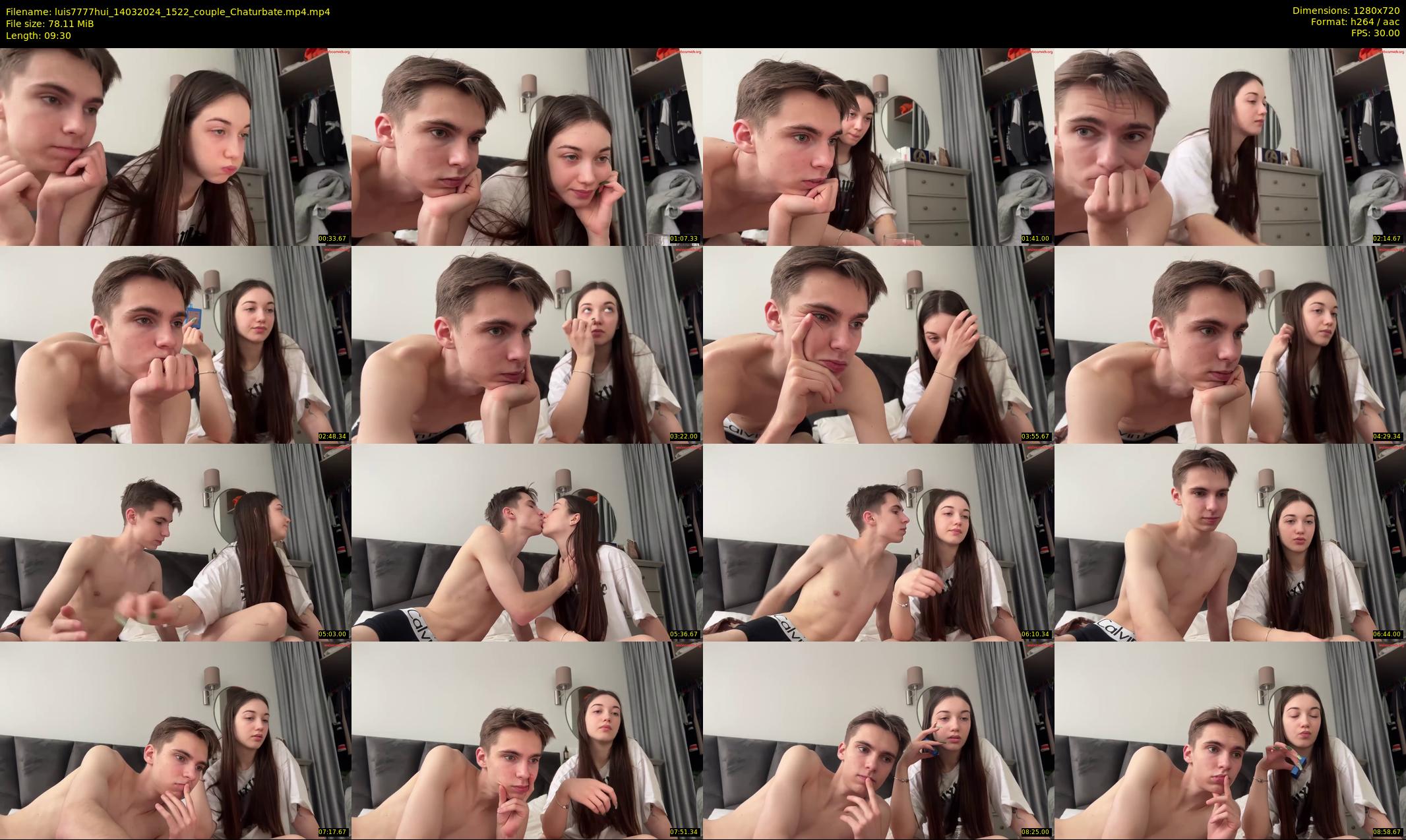 luis7777hui — 10 minute Chaturbate couple cam show recording, 720p, Mar 14, 2024