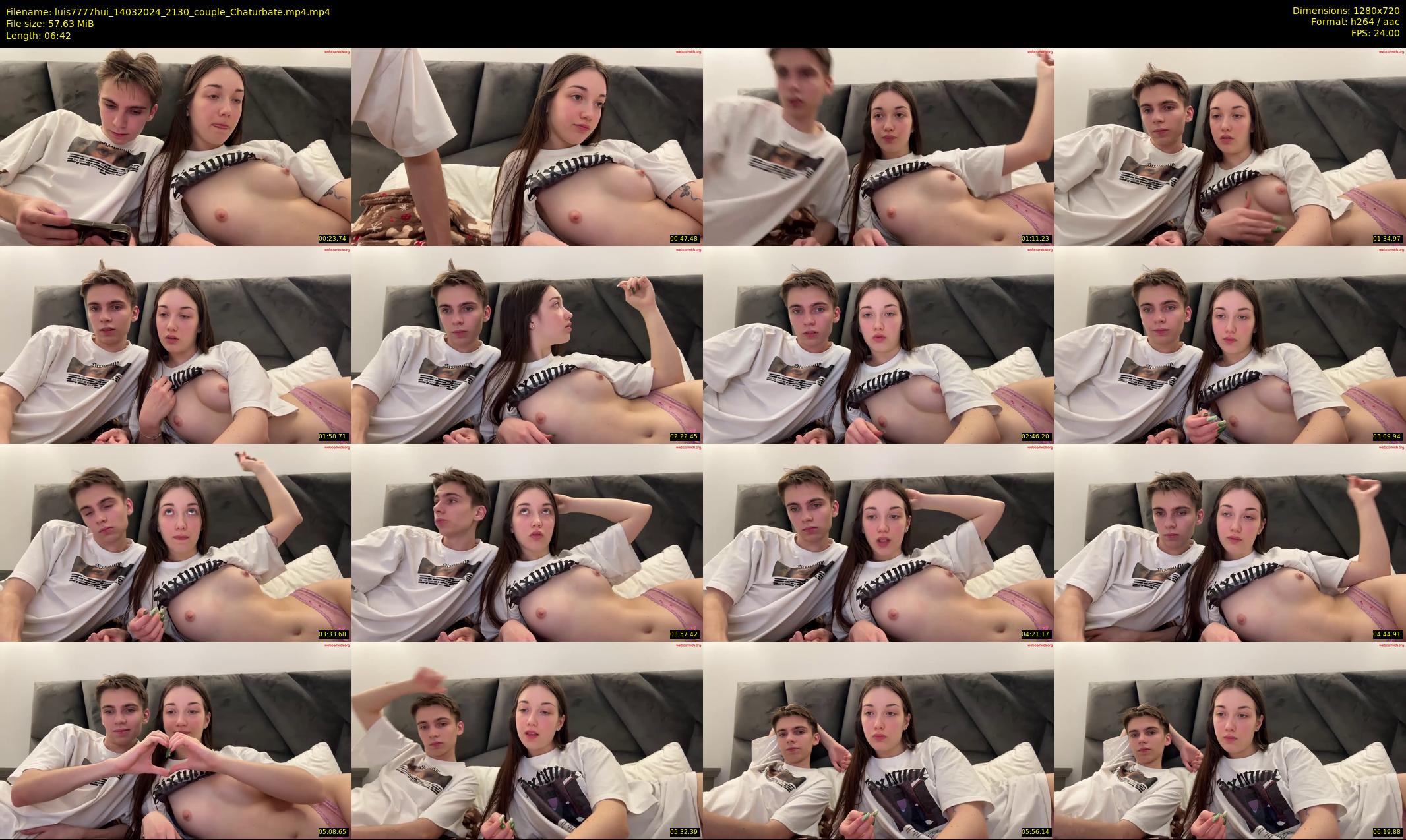 luis7777hui — 7 minute Chaturbate couple cam show recording, 720p, Mar 14, 2024