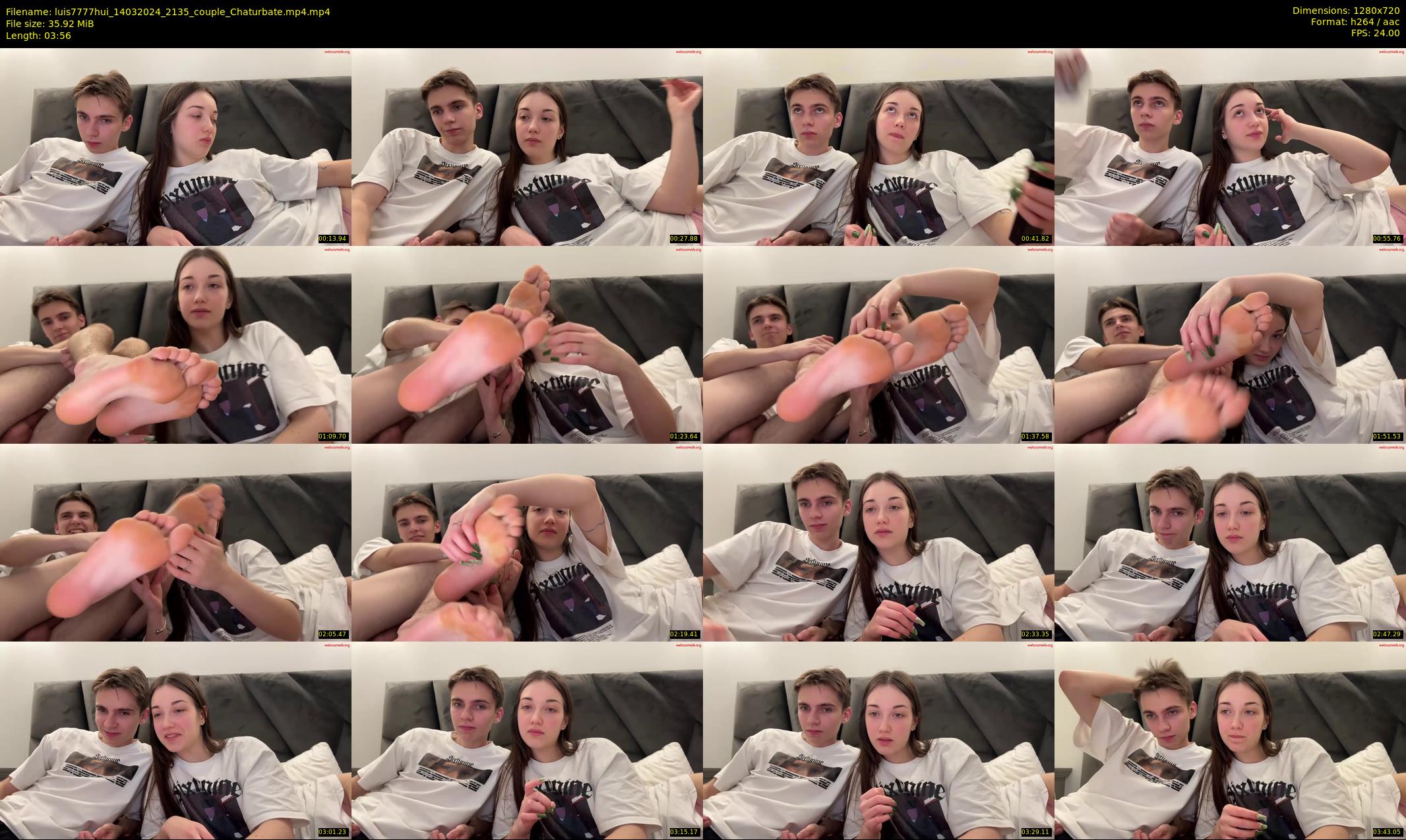 luis7777hui — 4 minute Chaturbate couple cam show recording, 720p, Mar 14, 2024