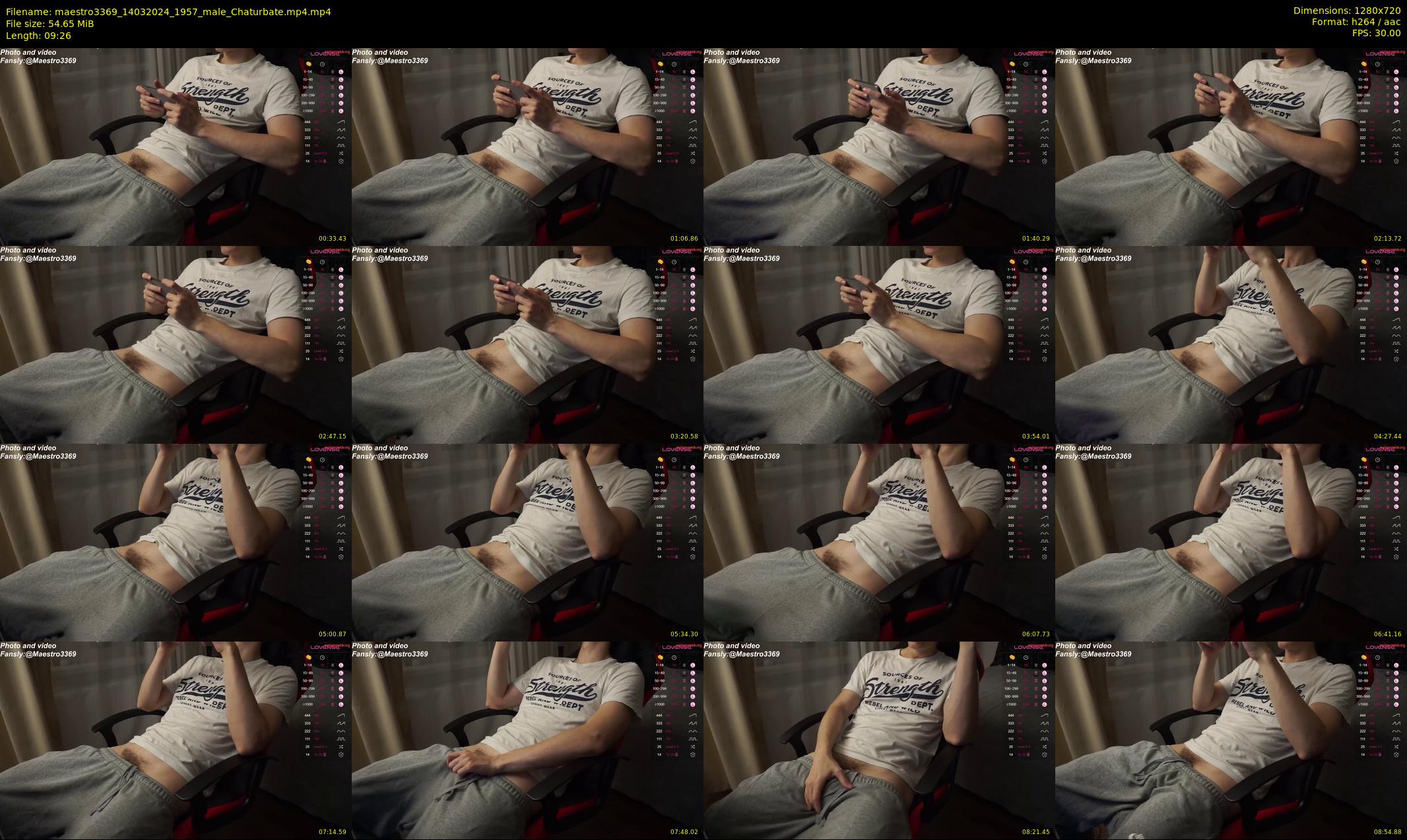 maestro3369 — 10 minute Chaturbate male cam show recording, 720p, Mar 14, 2024